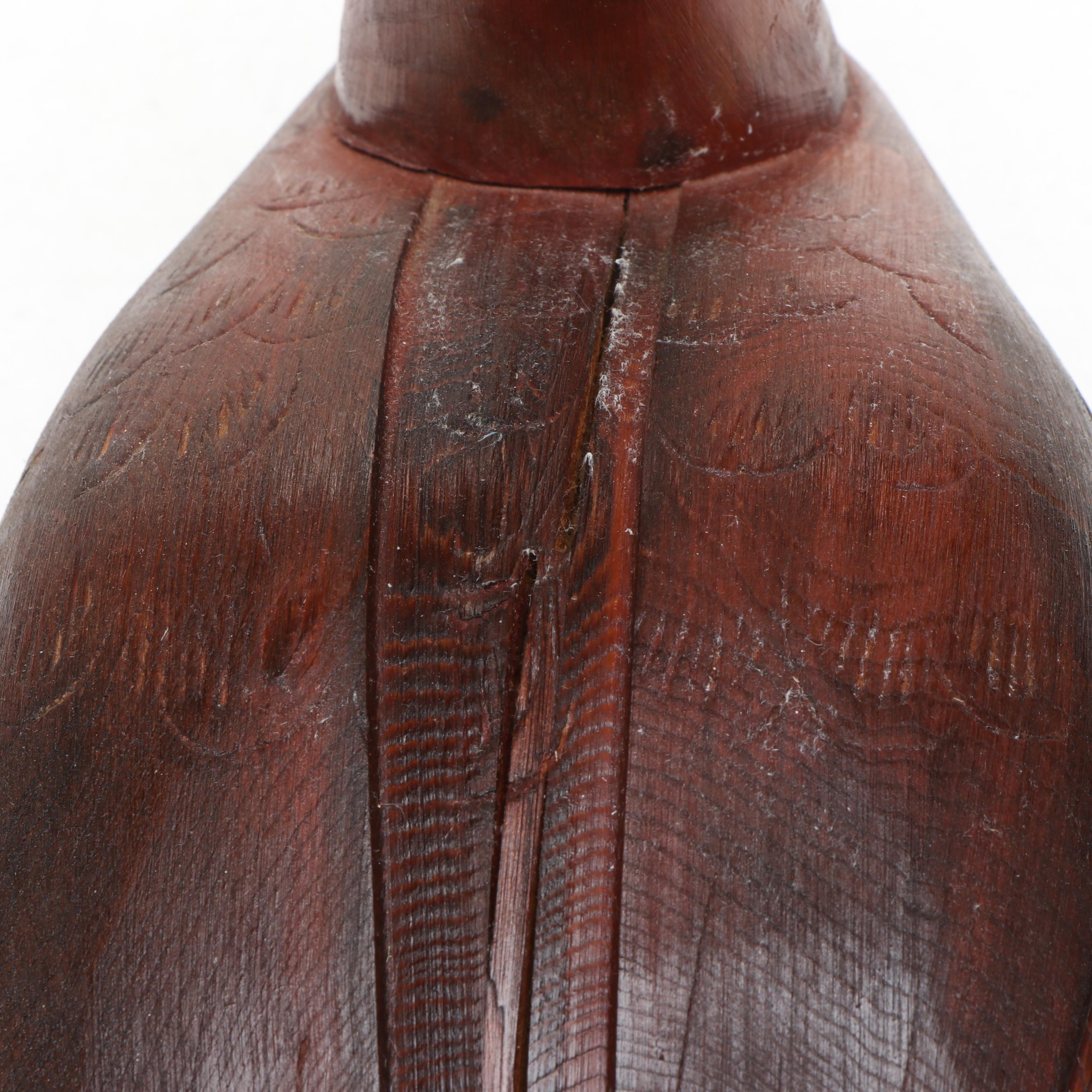 Handmade Wood Duck Decoys with Other Bird Figures