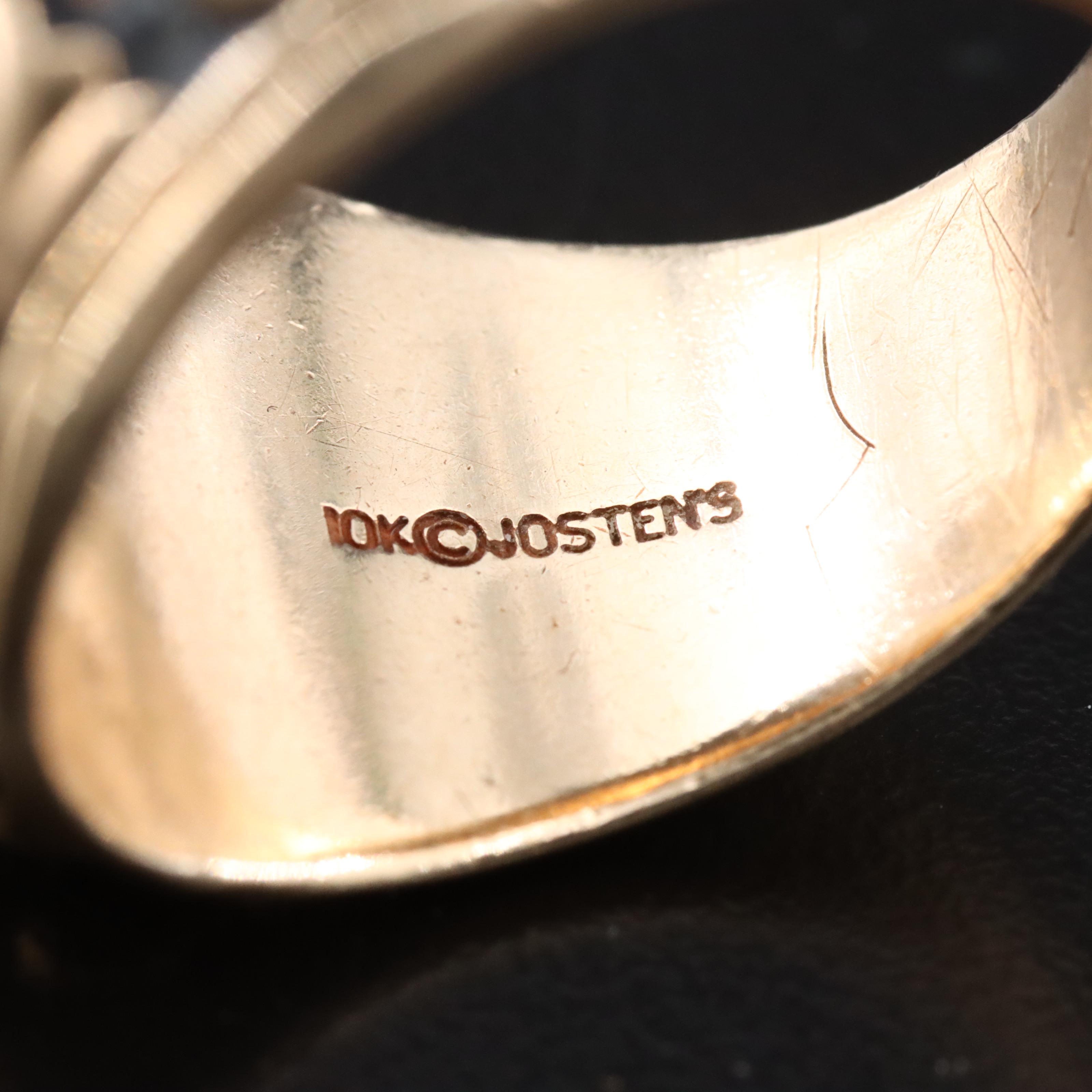 10K 0.24 CTW Diamond and Sapphire Accented NFL Alumni Association Ring