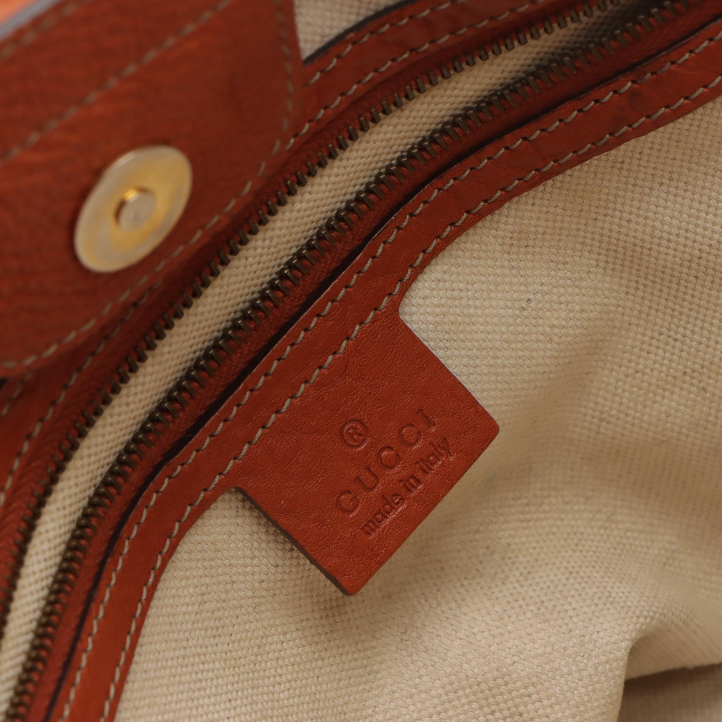 Gucci GG Canvas and Leather Running Tote