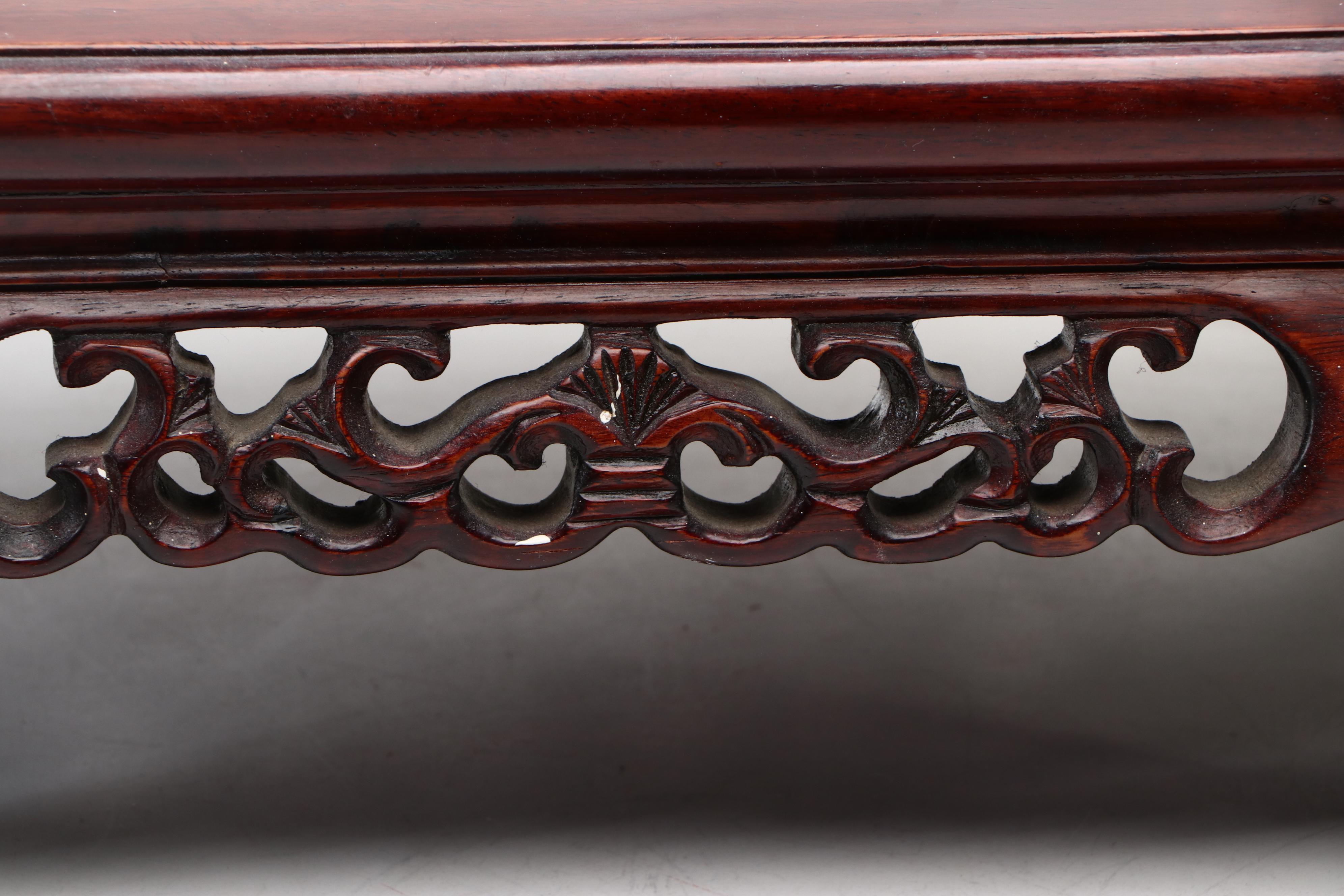 Chinese Carved Wooden Platforms