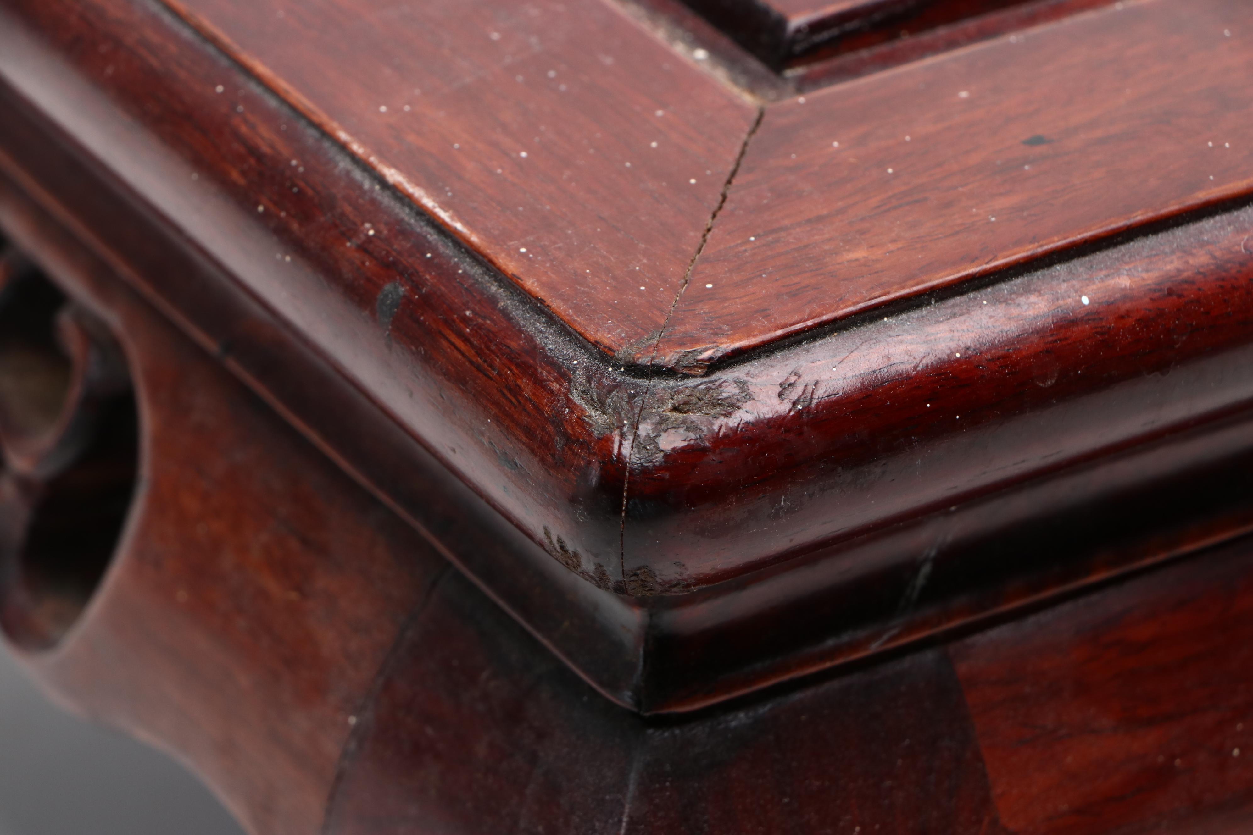 Chinese Carved Wooden Platforms