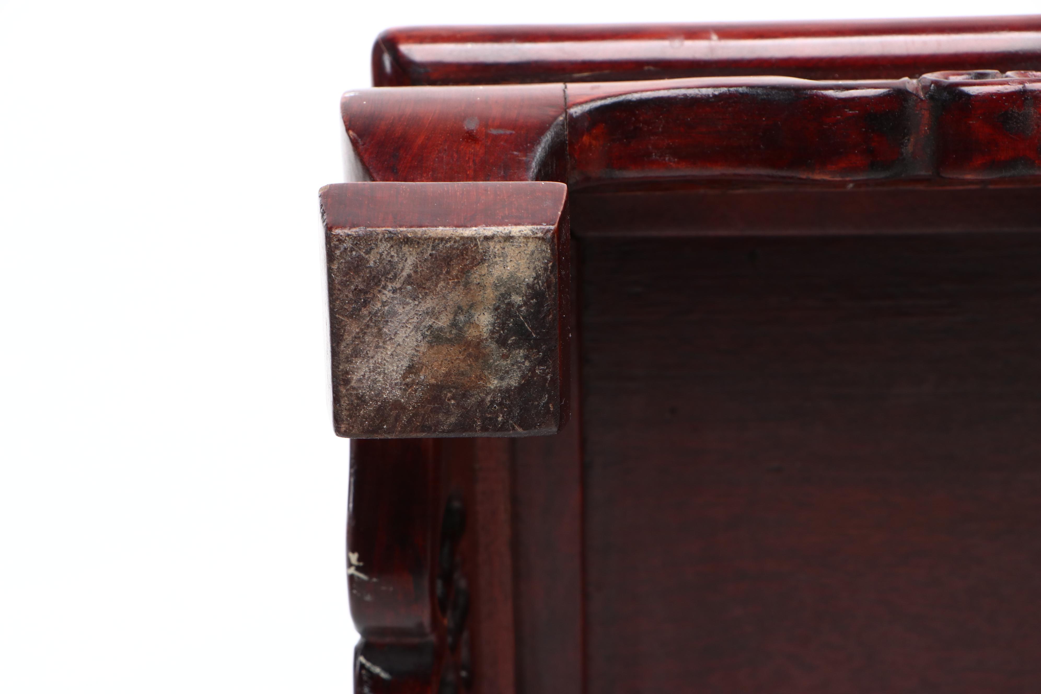 Chinese Carved Wooden Platforms