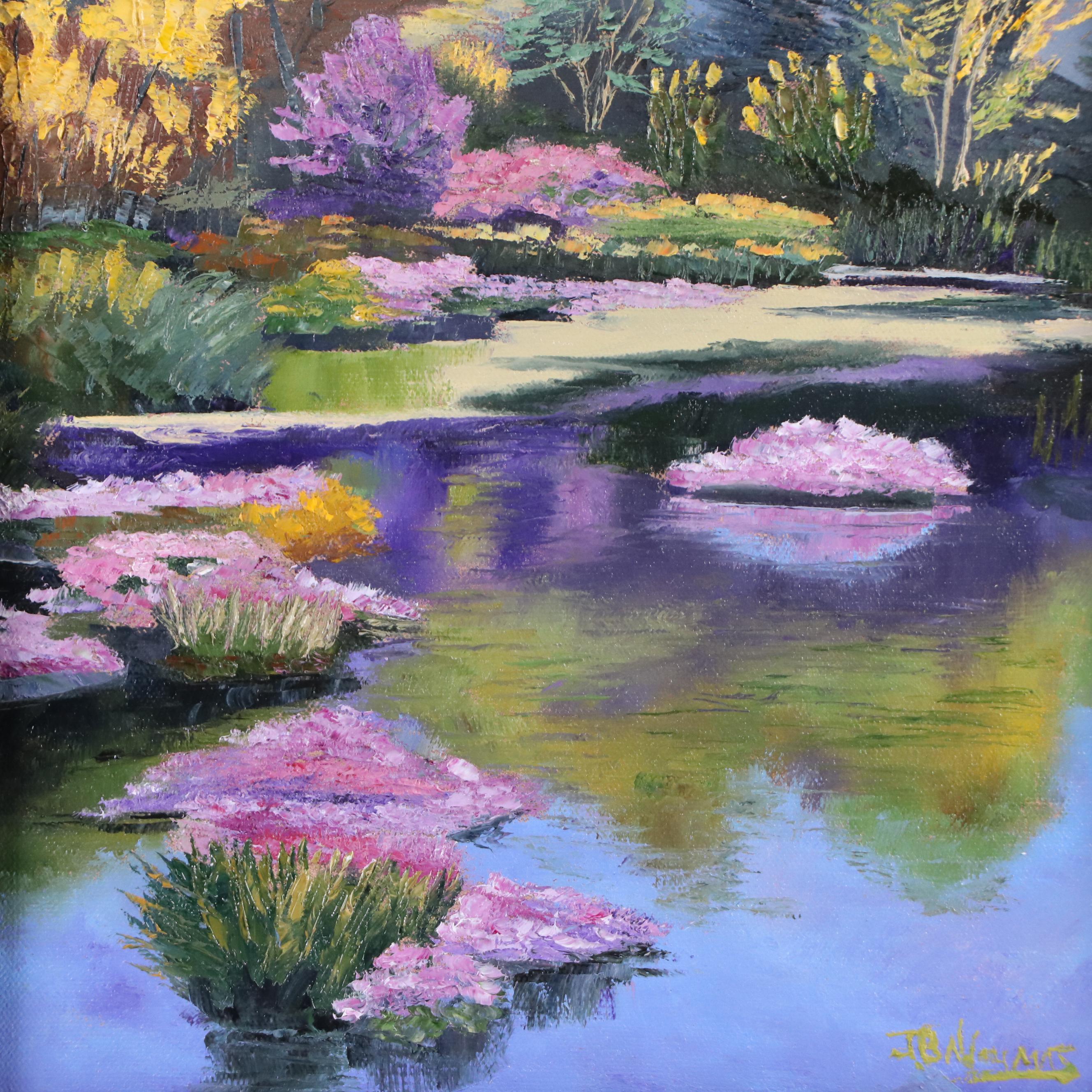 James Baldoumas Oil Painting "Pond View," 2025