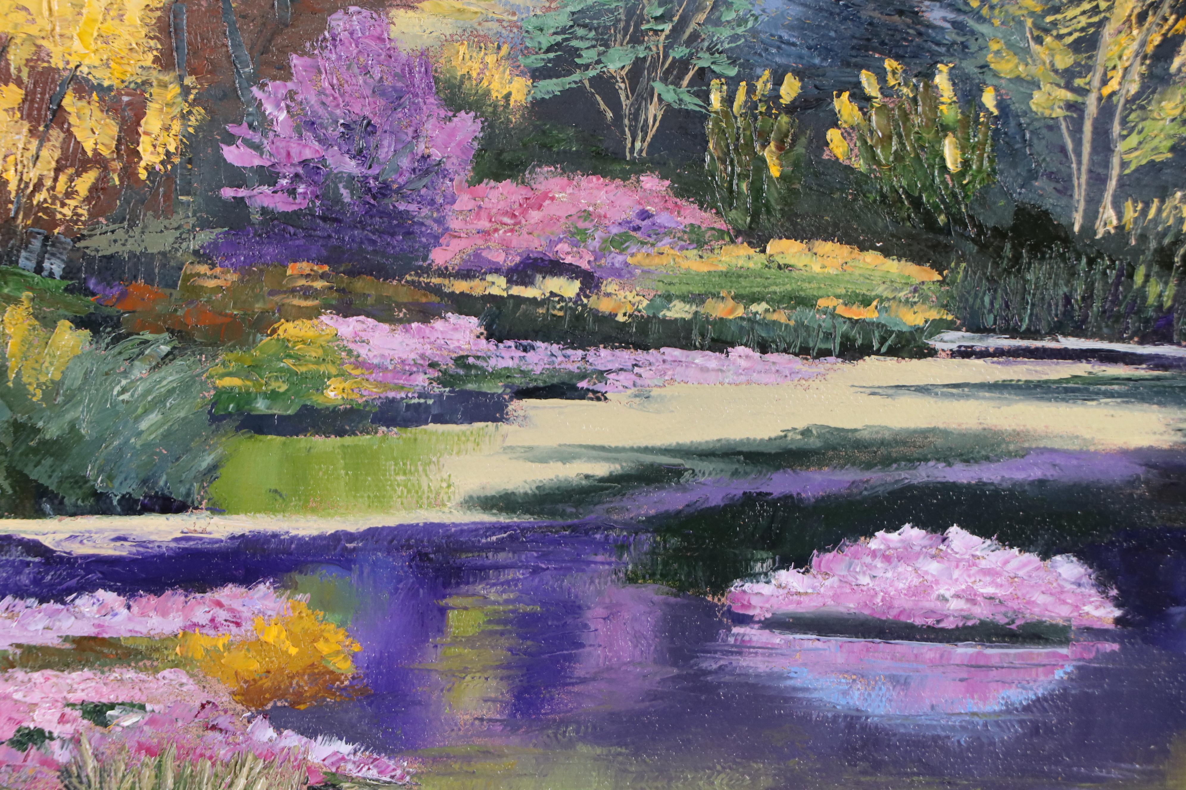 James Baldoumas Oil Painting "Pond View," 2025