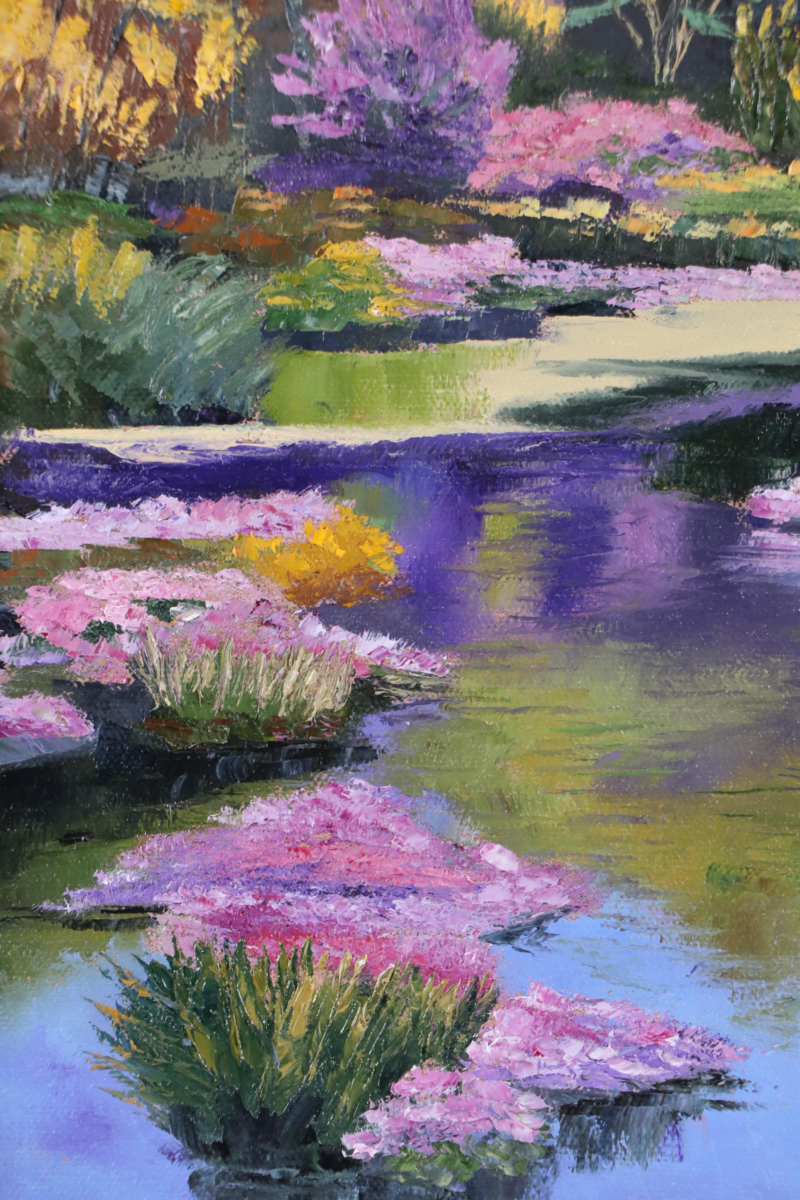 James Baldoumas Oil Painting "Pond View," 2025