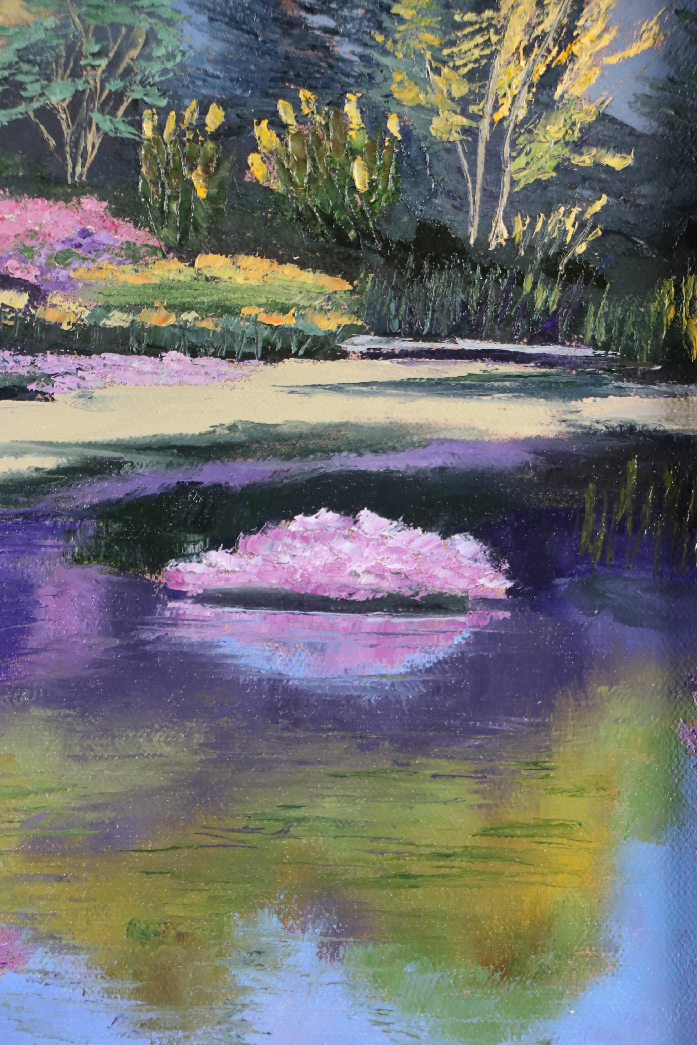 James Baldoumas Oil Painting "Pond View," 2025