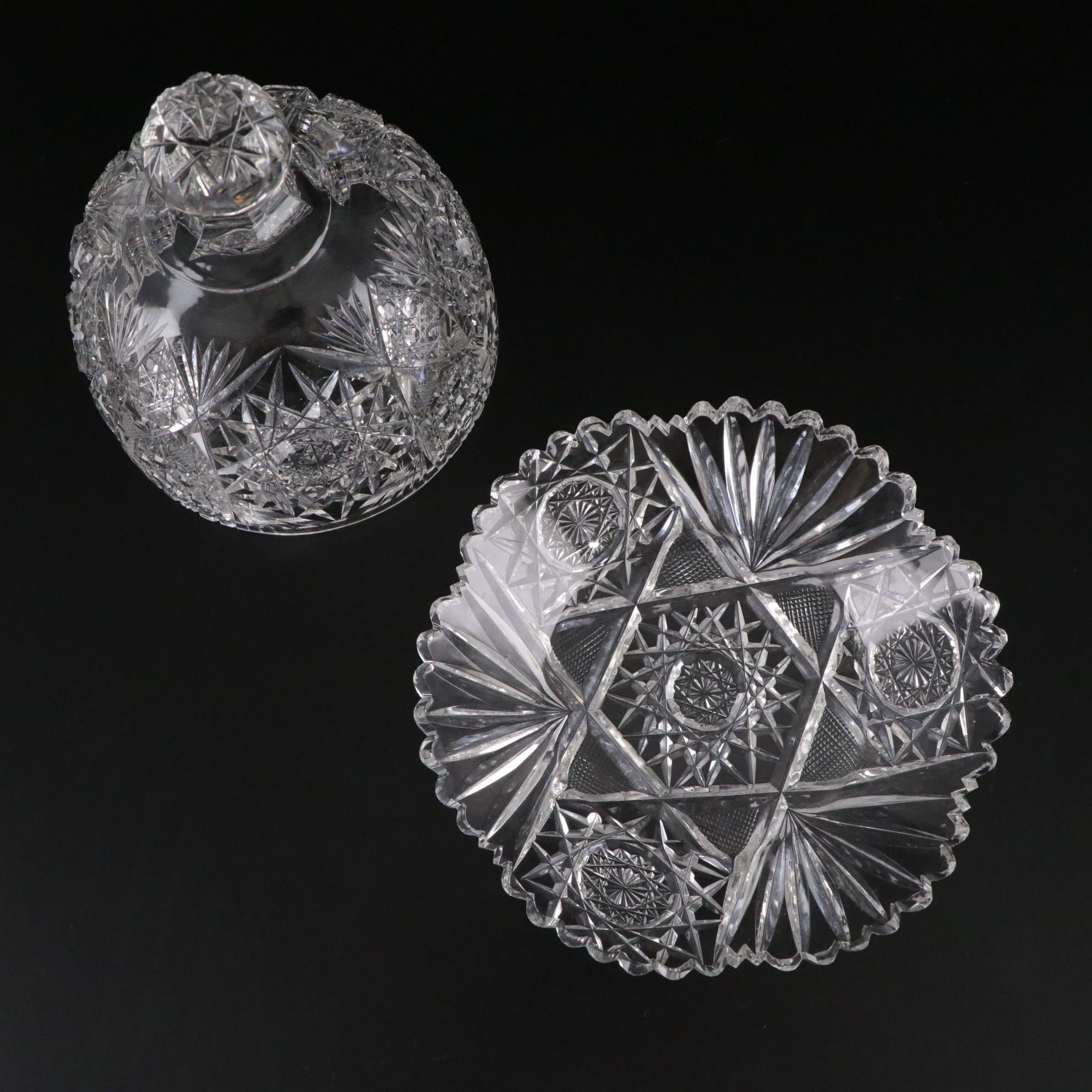 American Brilliant Cut Glass Collection, Early to Mid-20th Century