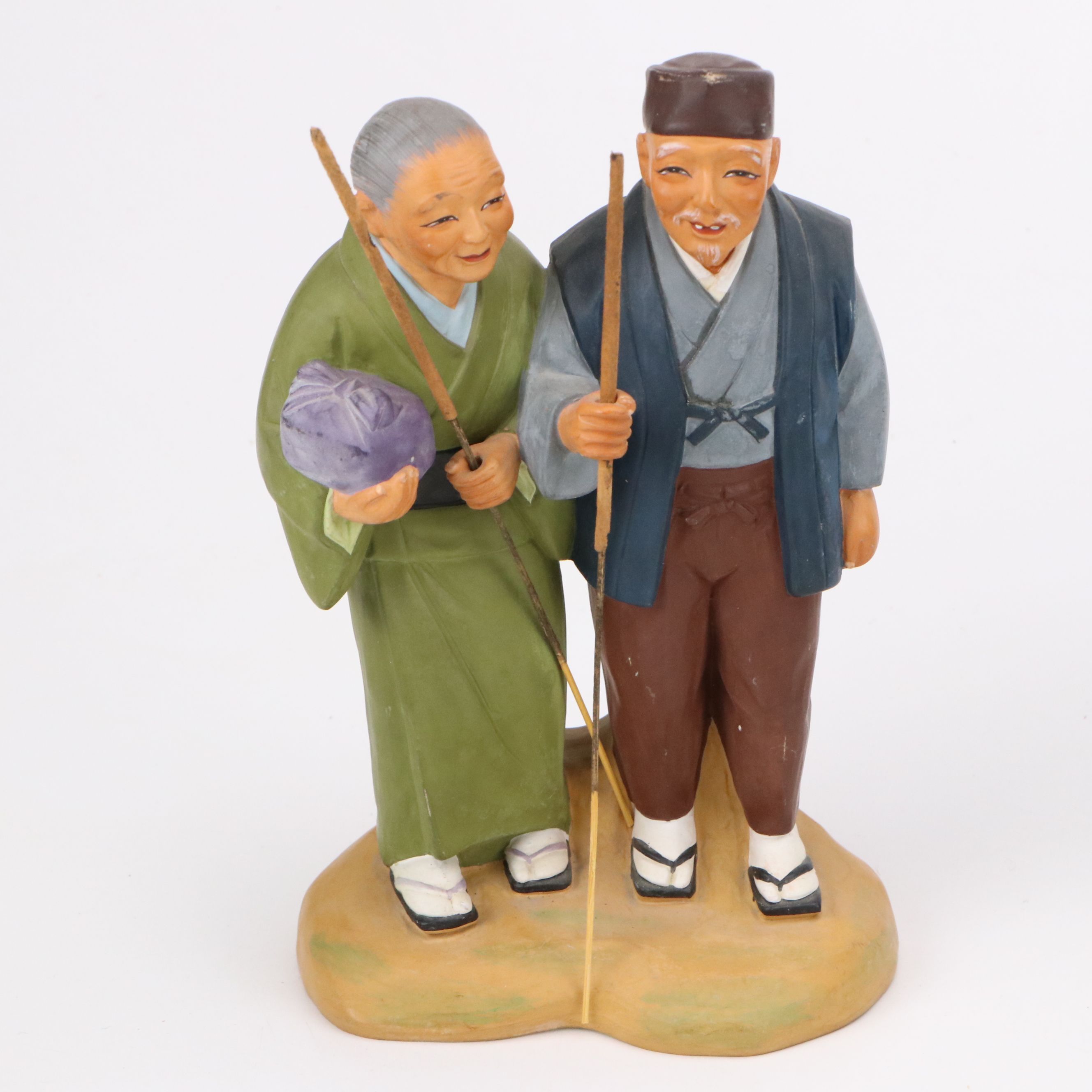 Japanese  Ceramic Figurines, Mid to Late 20th Century
