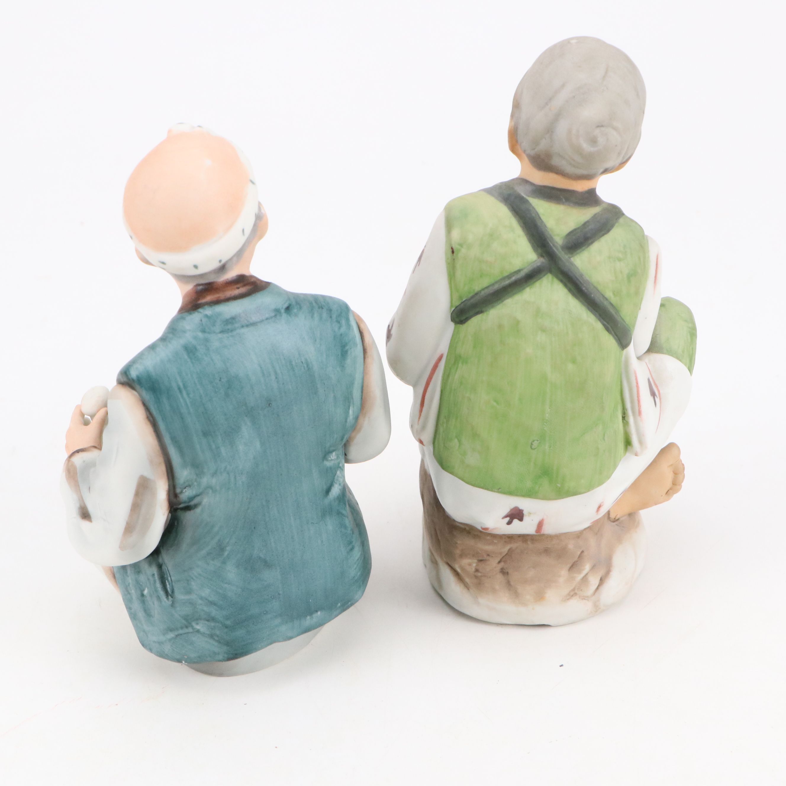 Japanese  Ceramic Figurines, Mid to Late 20th Century