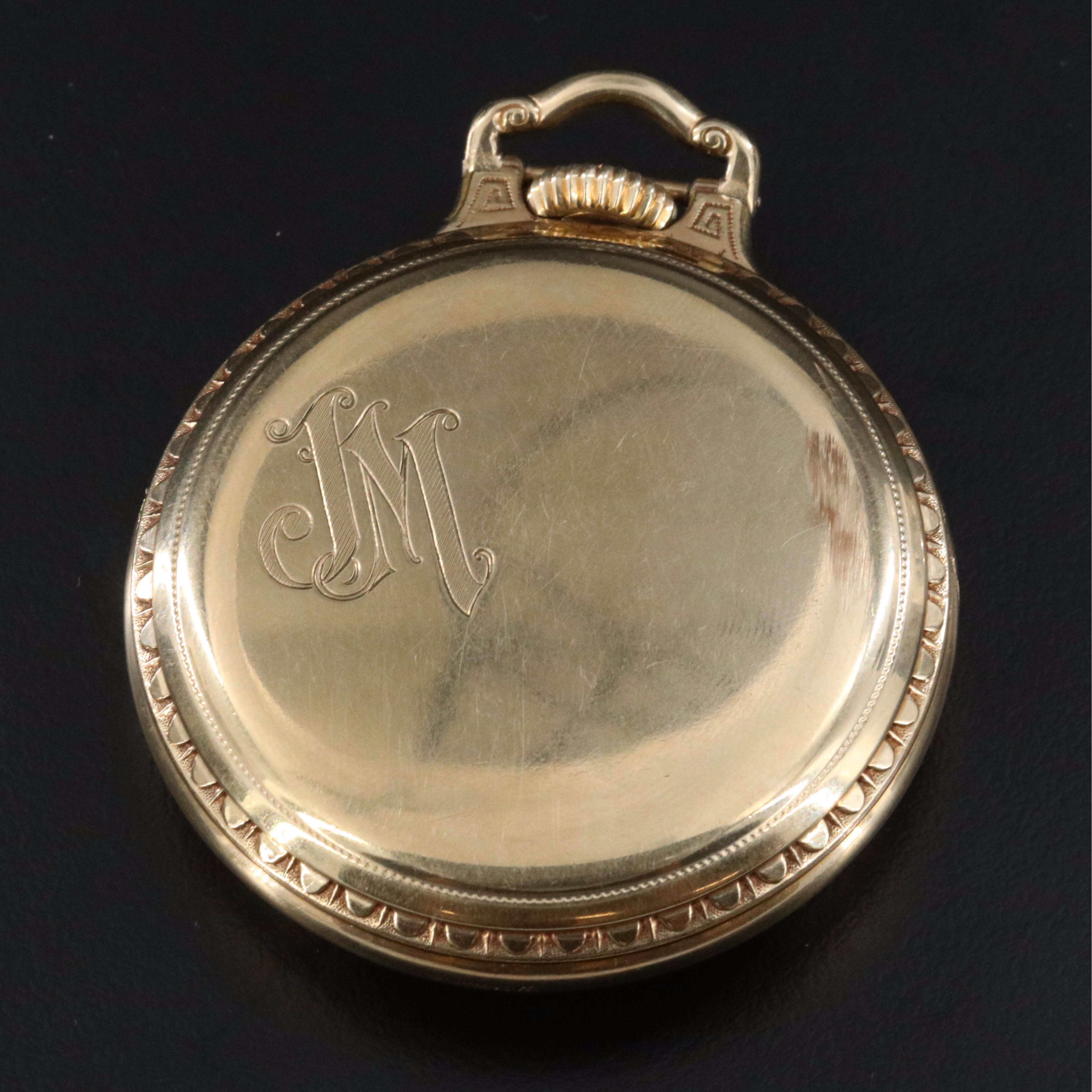 1940 Hamilton Railroad Grade Gold Filled Pocket Watch