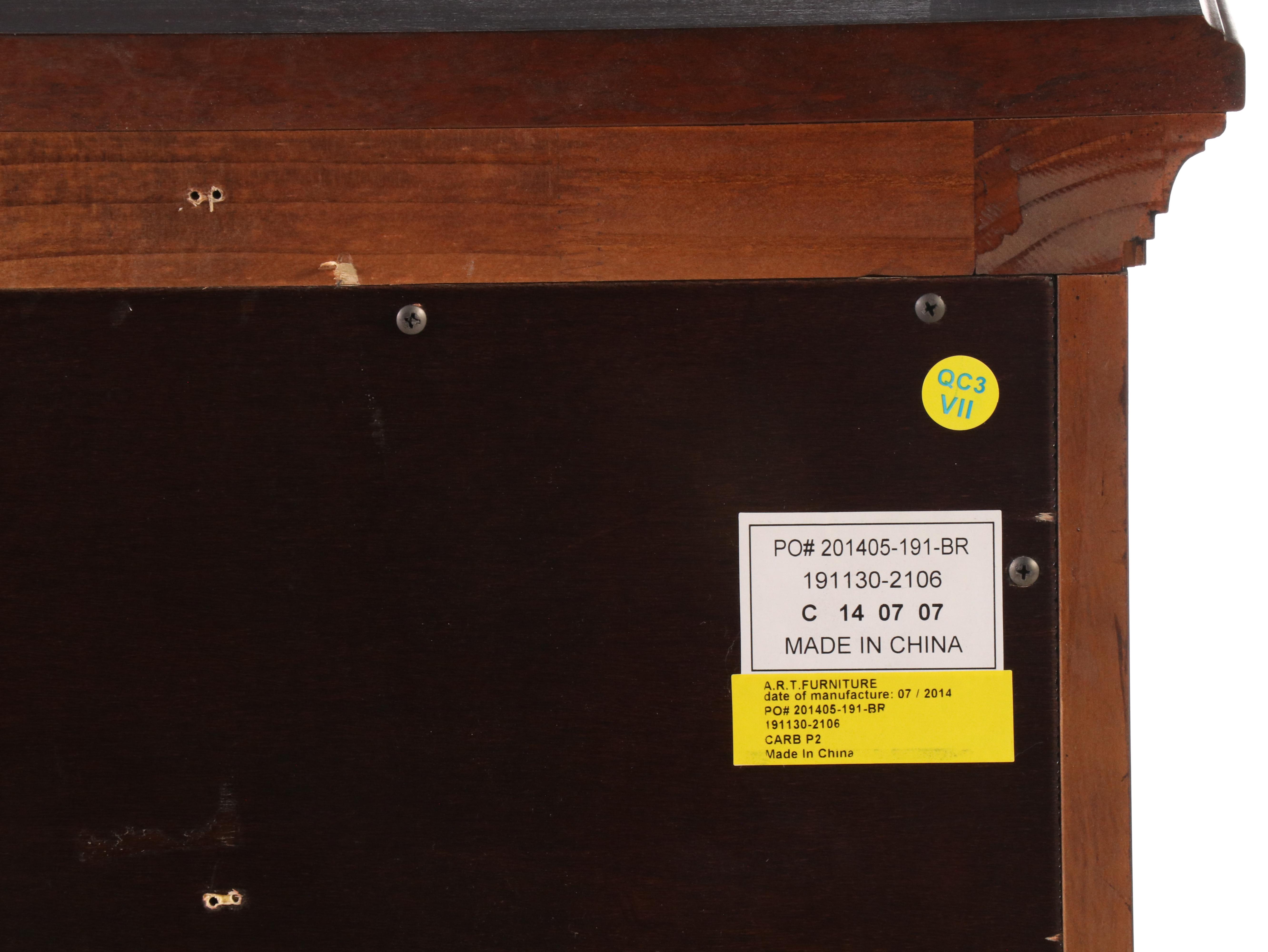 A.R.T. Furniture "Devonshire" Three-Drawer Nightstand and Chest of Drawers