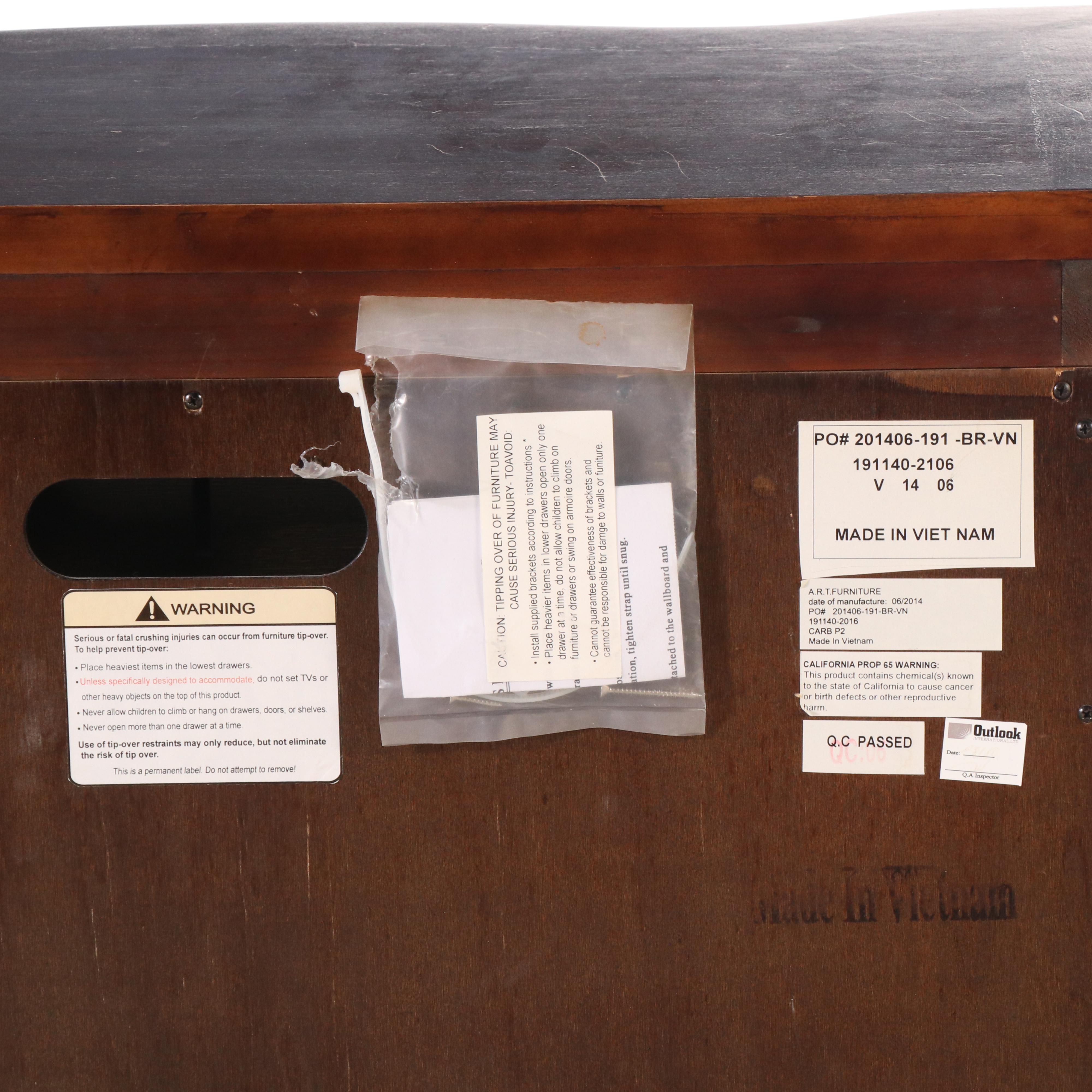 A.R.T. Furniture "Devonshire" Three-Drawer Nightstand and Chest of Drawers