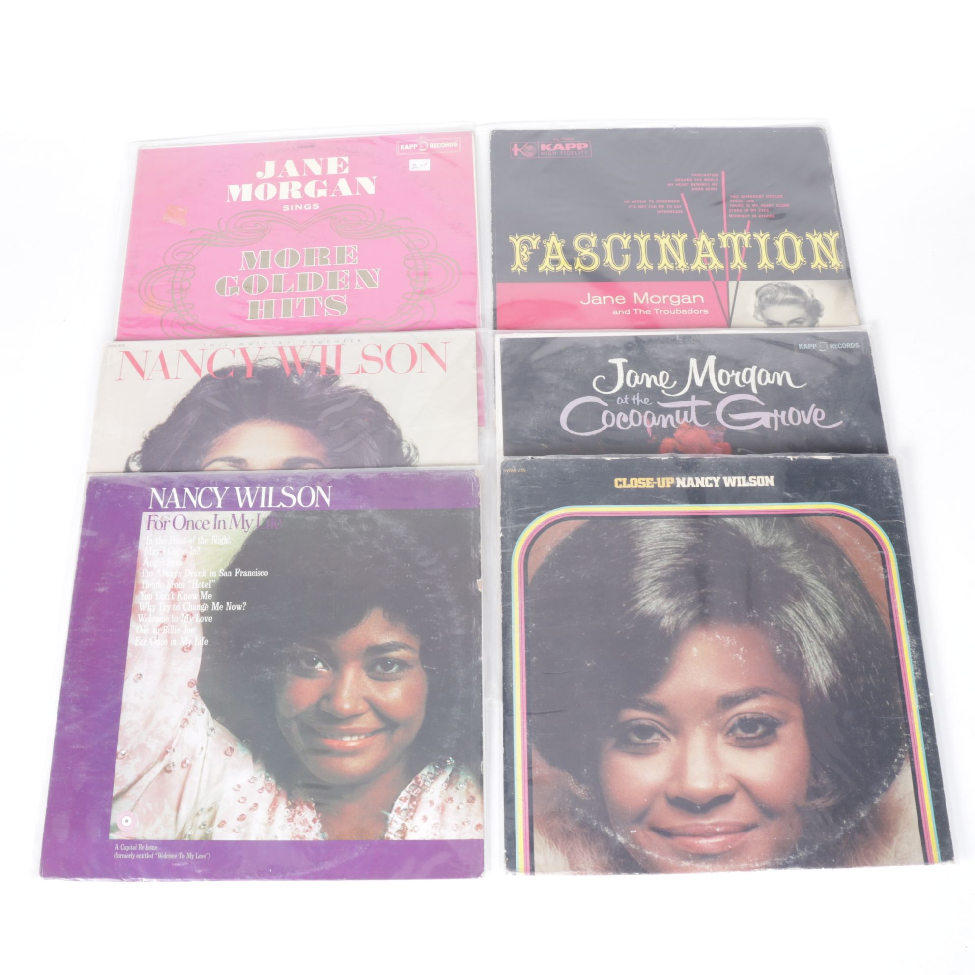 Tony Bennett, Dinah Washington and Frank Sinatra in Collection of Vinyl Records