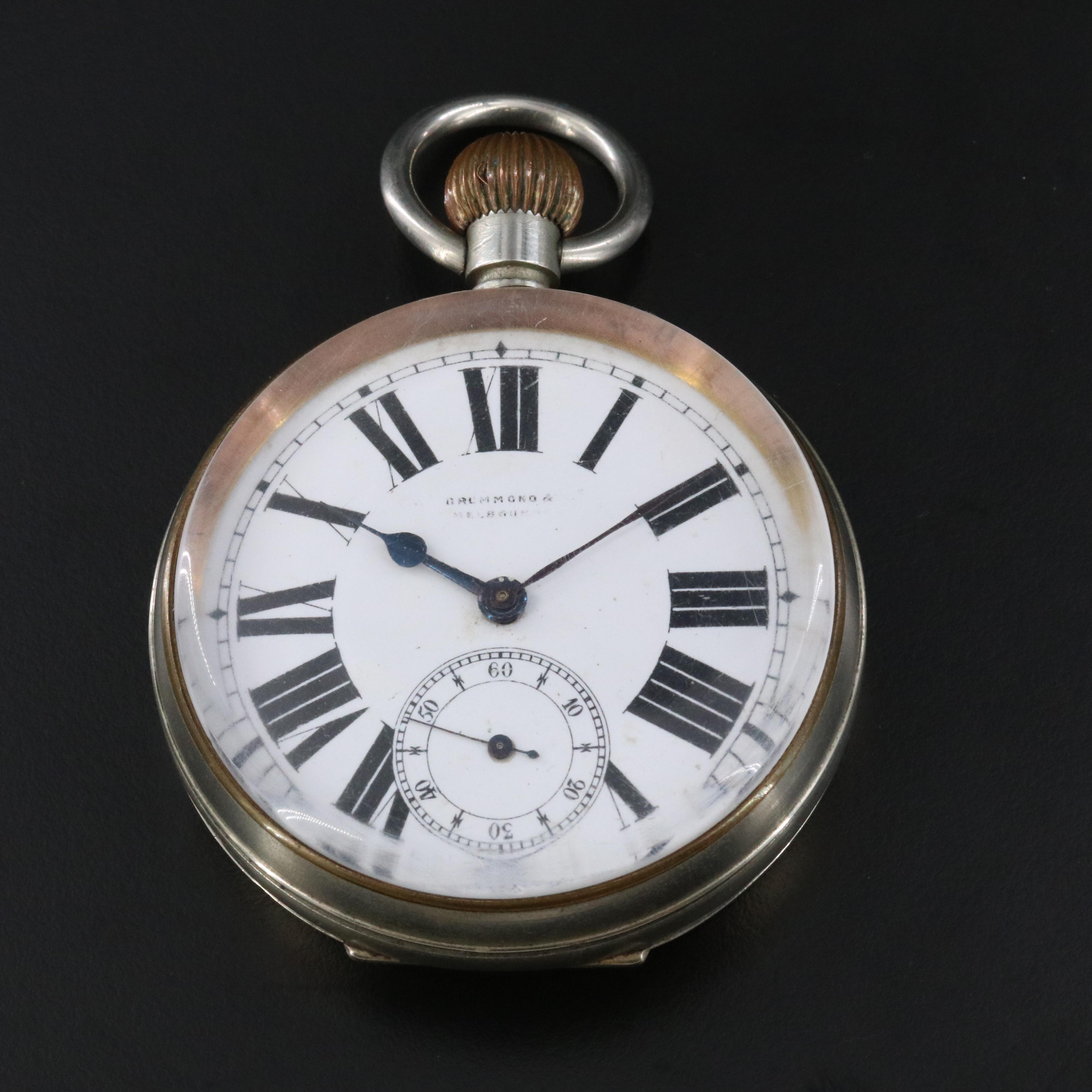 Drummond & Co. "Melbourne" Pocket Watch c.1890-1910