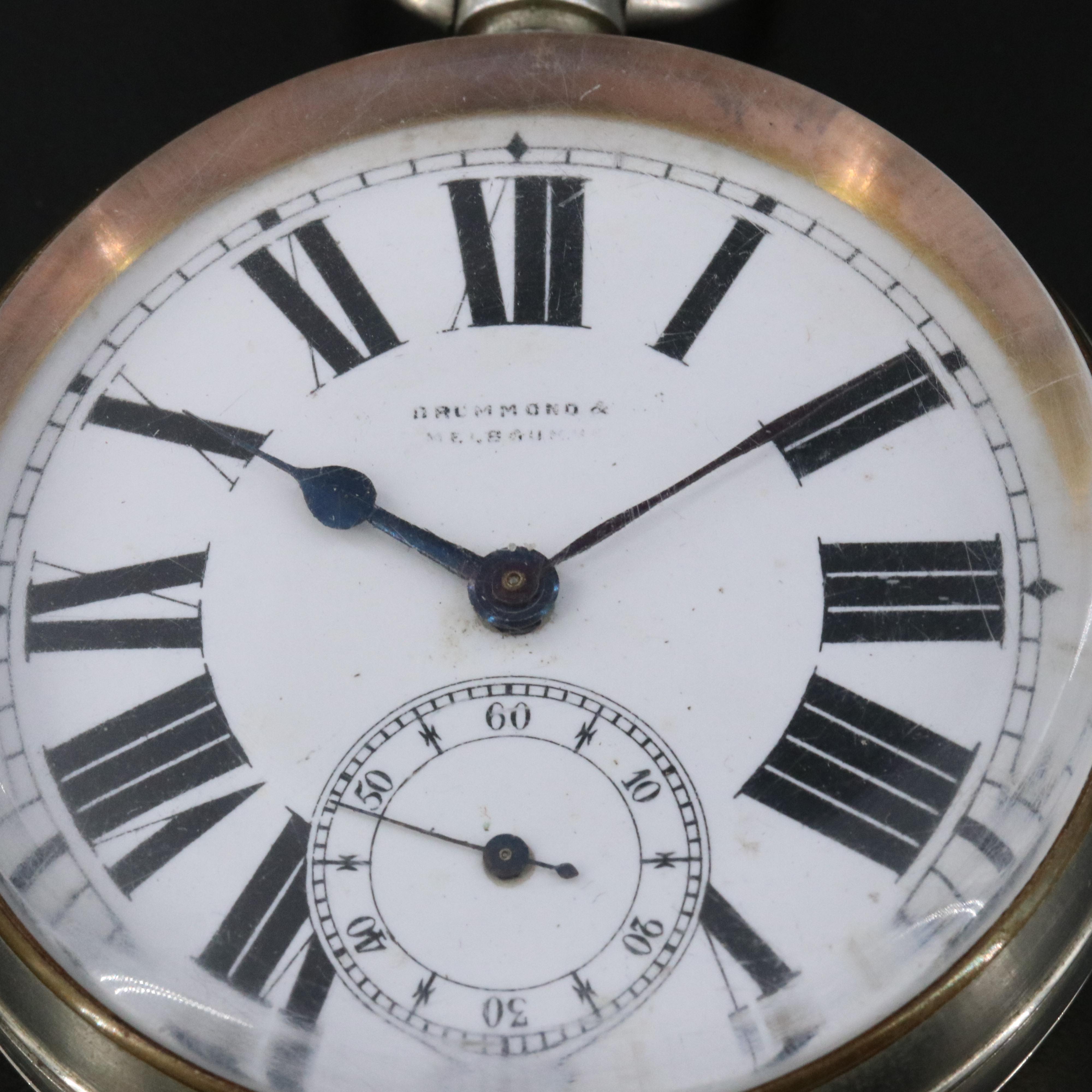 Drummond & Co. "Melbourne" Pocket Watch c.1890-1910