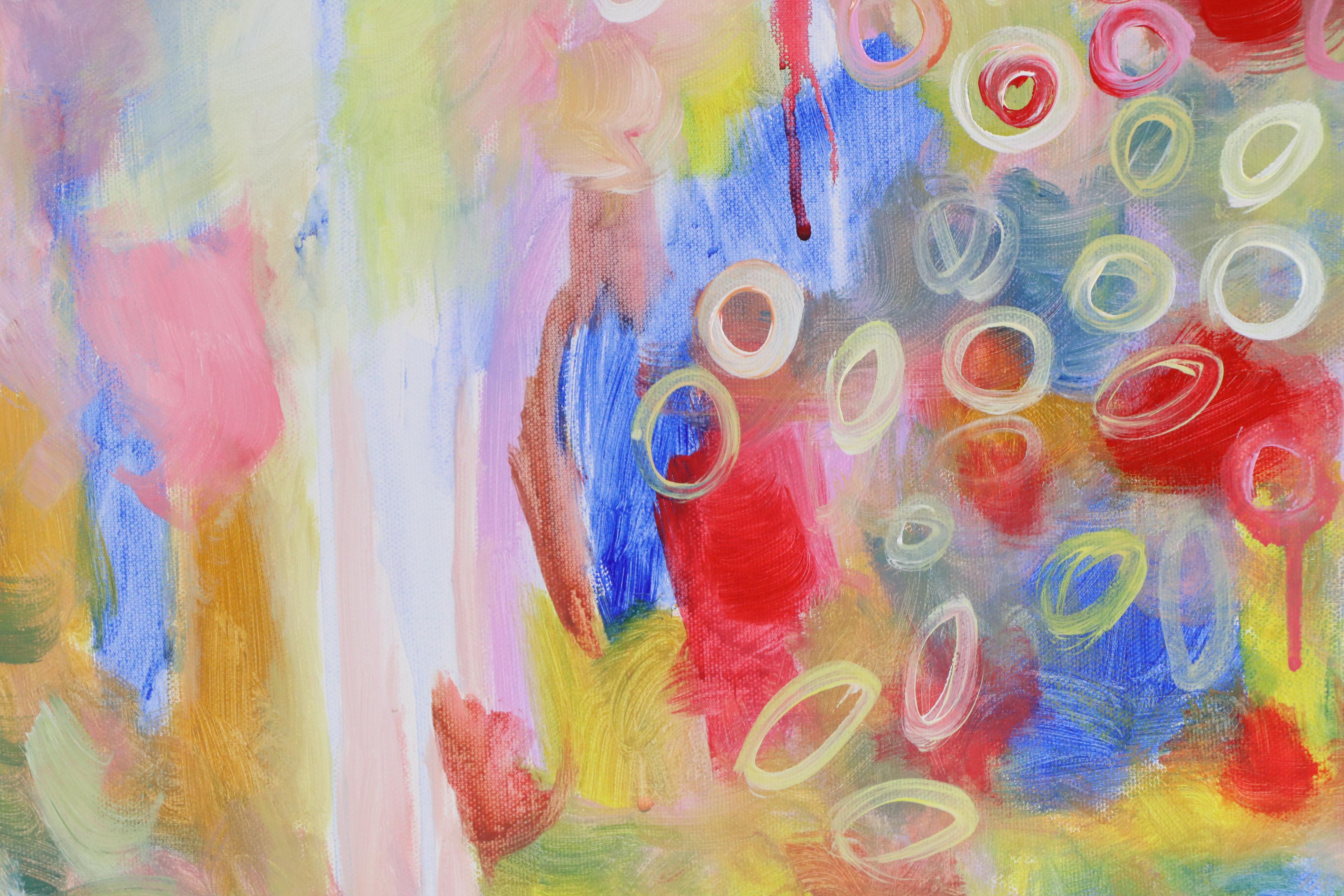 Saul Gefen Abstract Acrylic Painting, 2025