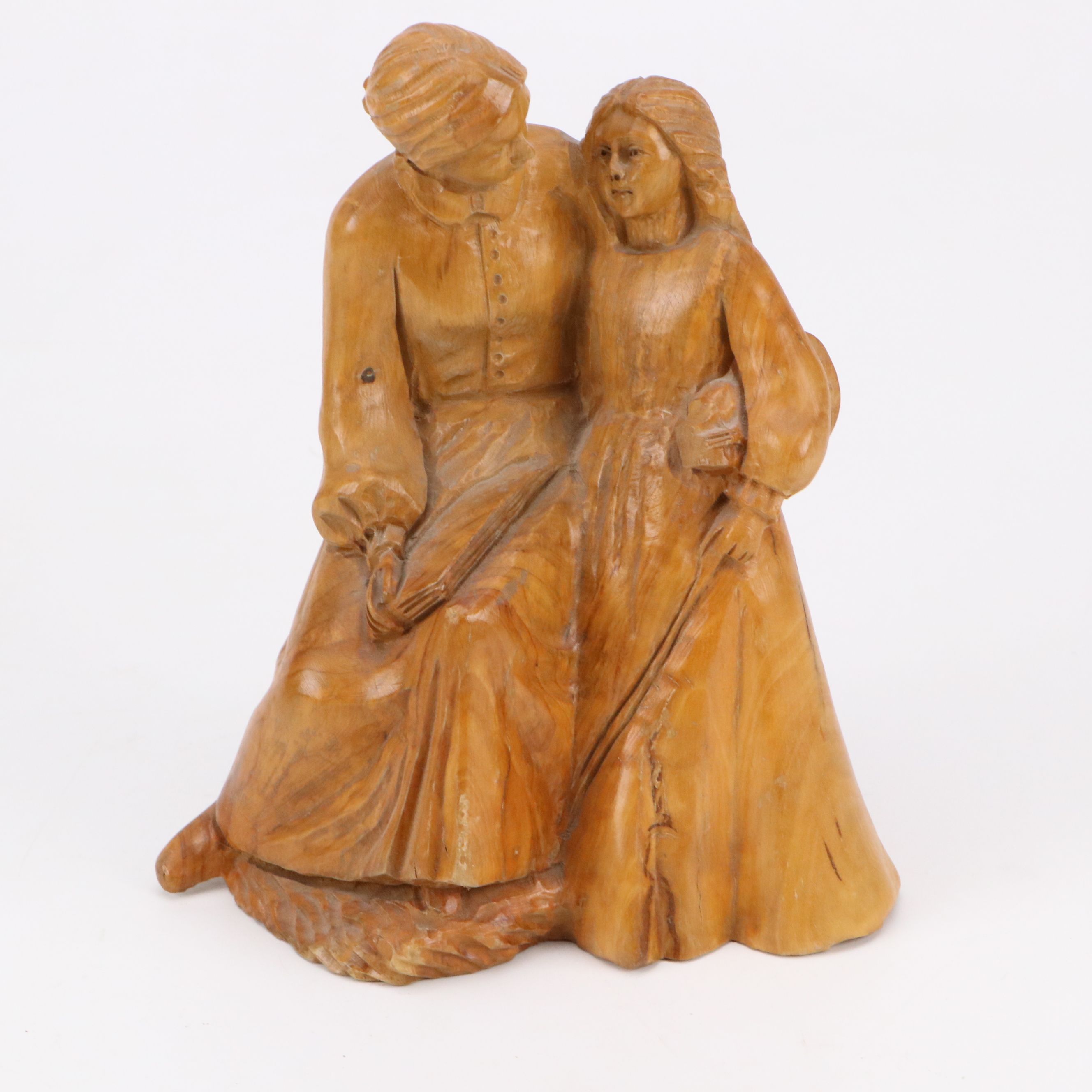 Ojro Artisan Made Man on Mule Figure with More Handcrafted Folk Art Figures