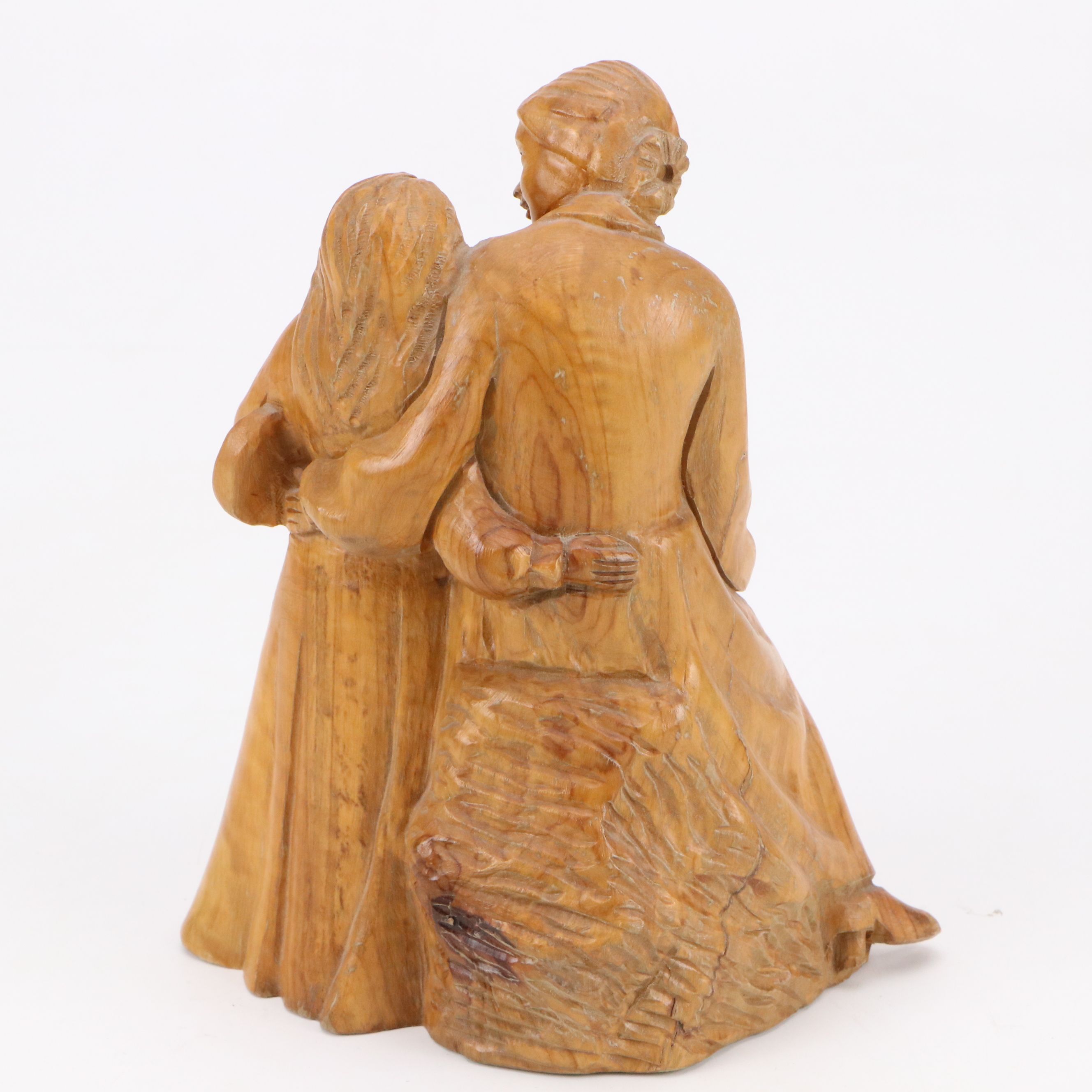 Ojro Artisan Made Man on Mule Figure with More Handcrafted Folk Art Figures