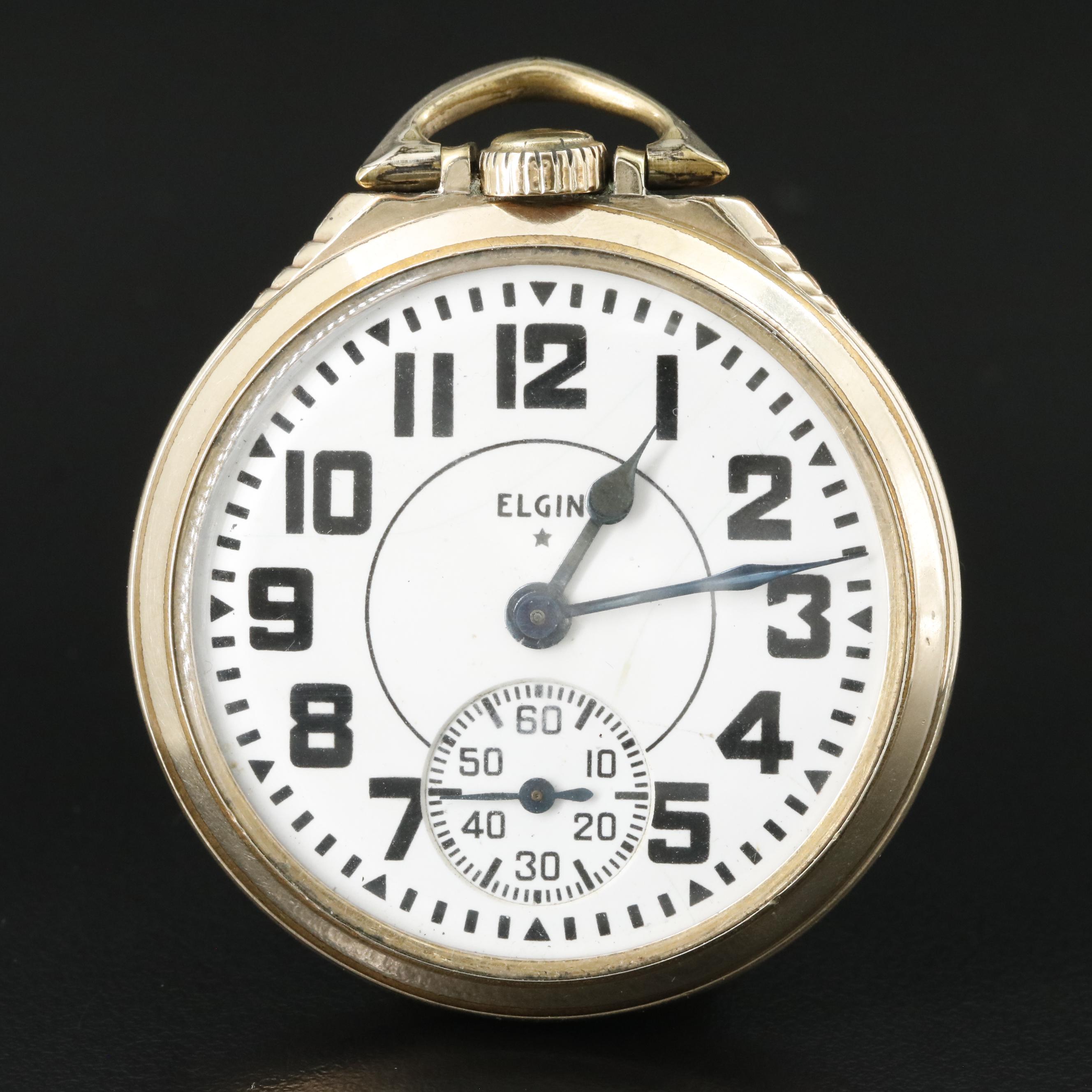1943 Elgin 10K Gold Filled Pocket Watch