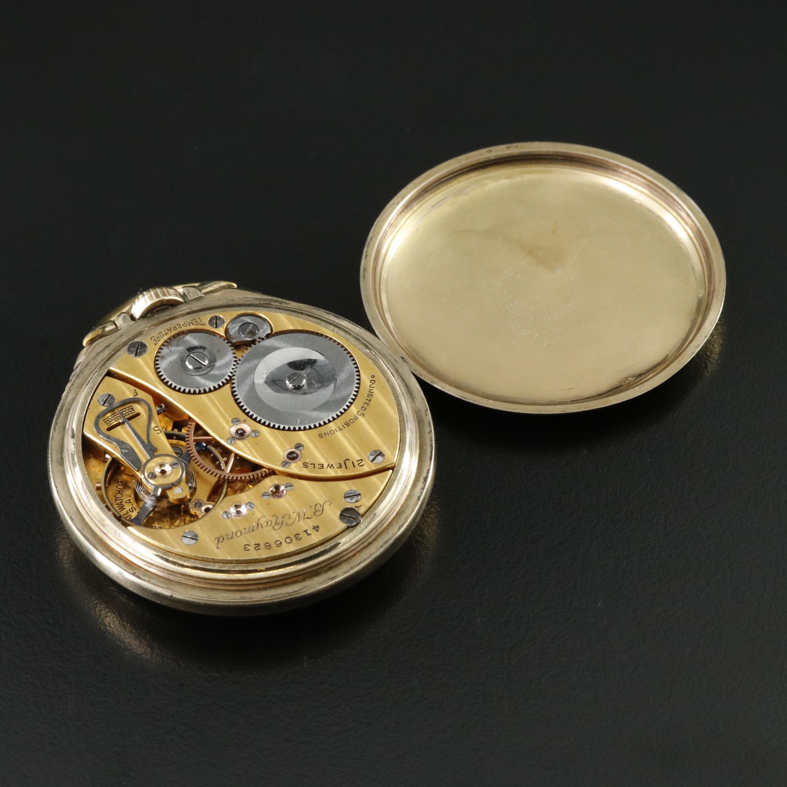 1943 Elgin 10K Gold Filled Pocket Watch