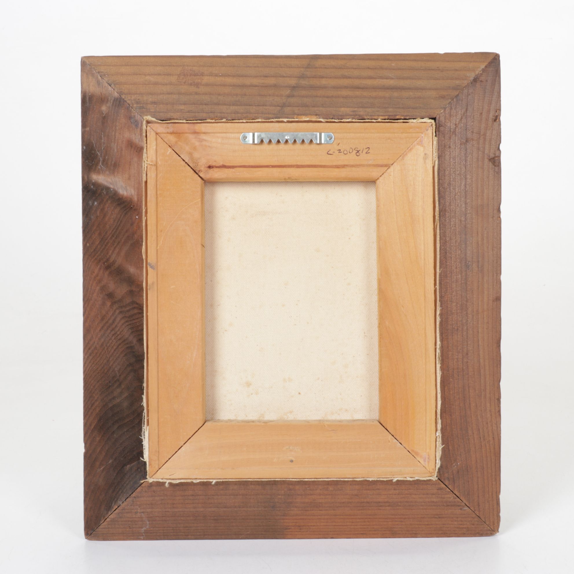 Almon Impressionist Riverbank Landscape Oil Painting  Featuring Distant Castle