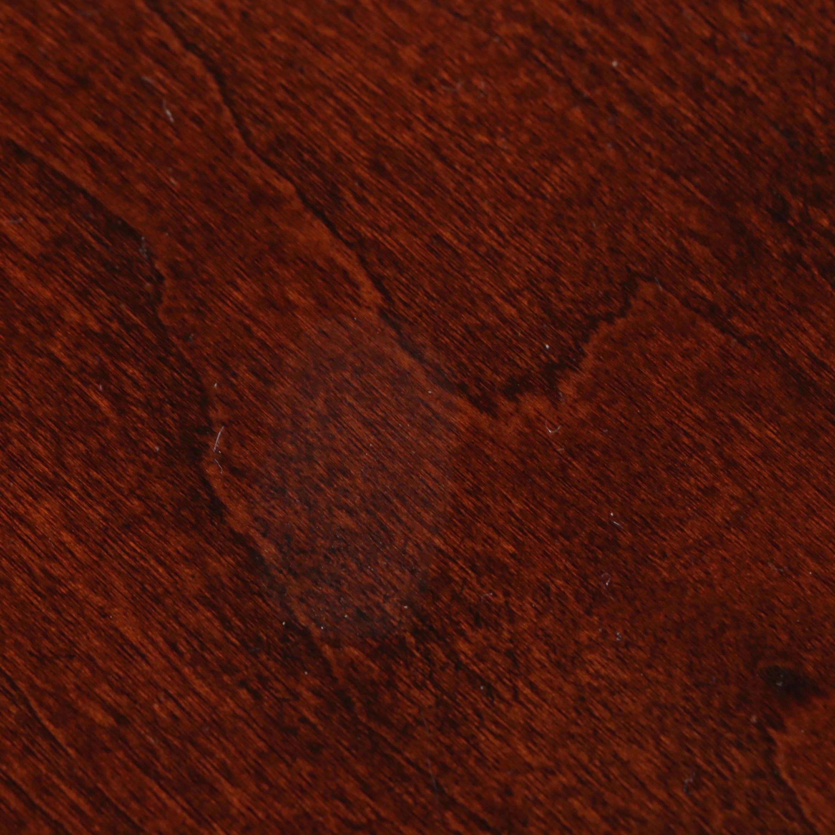 Hooker Furniture "Seven Seas" Mahogany Desk with Faux Leather Office Chair