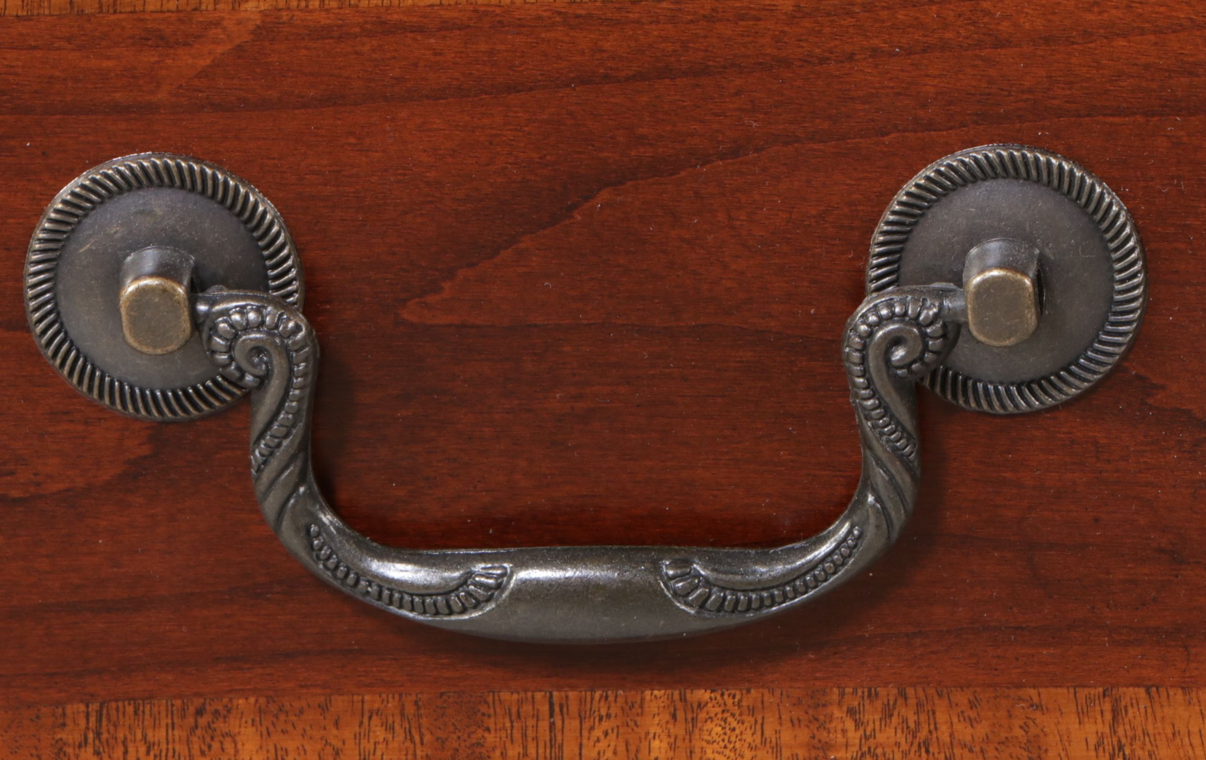 Hooker Furniture "Seven Seas" Mahogany Desk with Faux Leather Office Chair