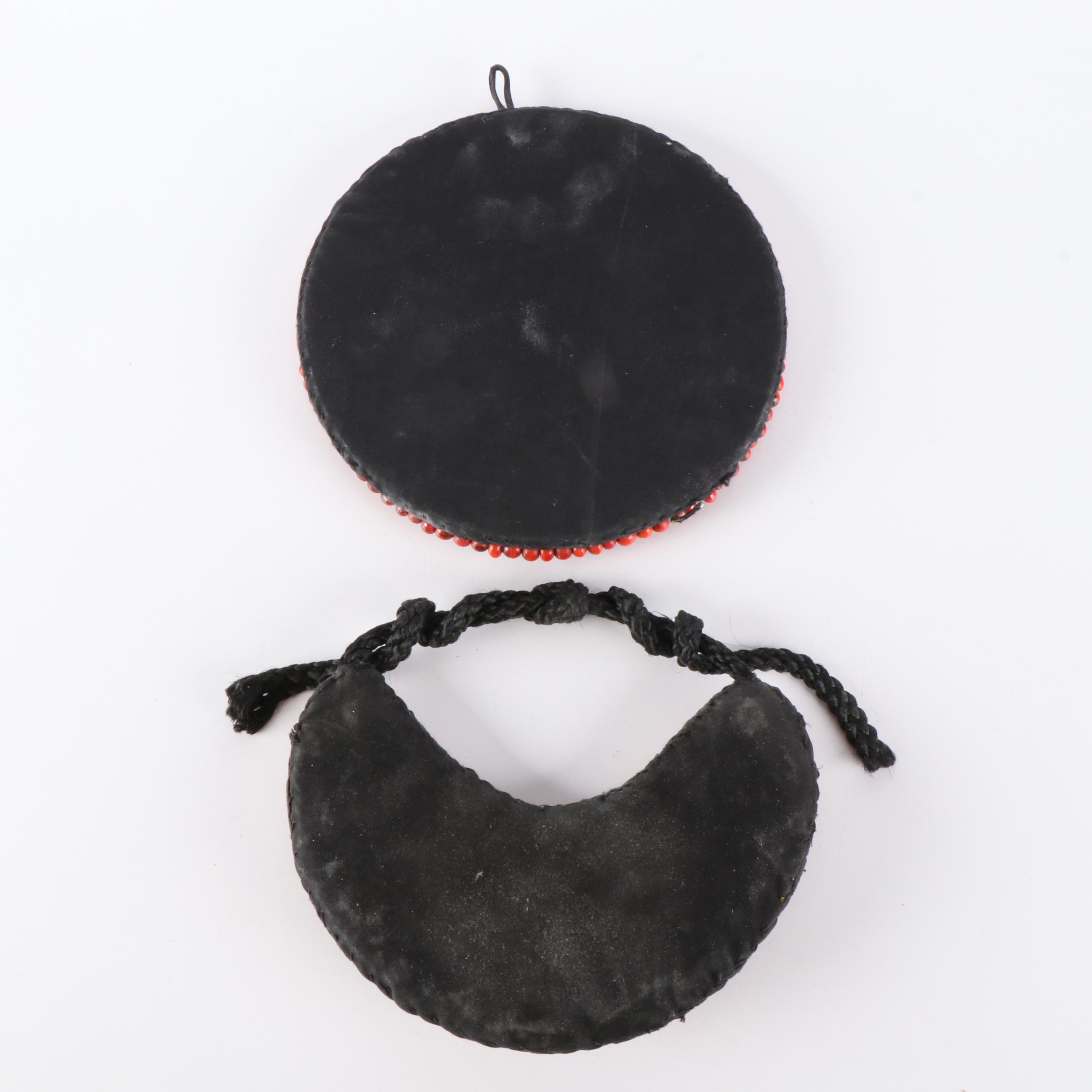 Tibetan Ladakh Beaded Bib with Om Wall Hanging