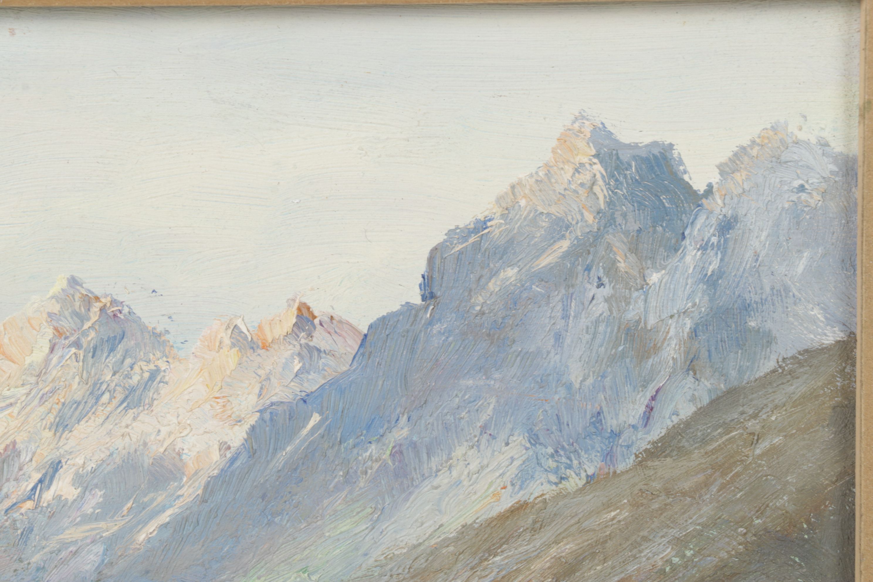 Herman L. Landscape Oil Painting "Innsbruck Goethestraße 2", 1956