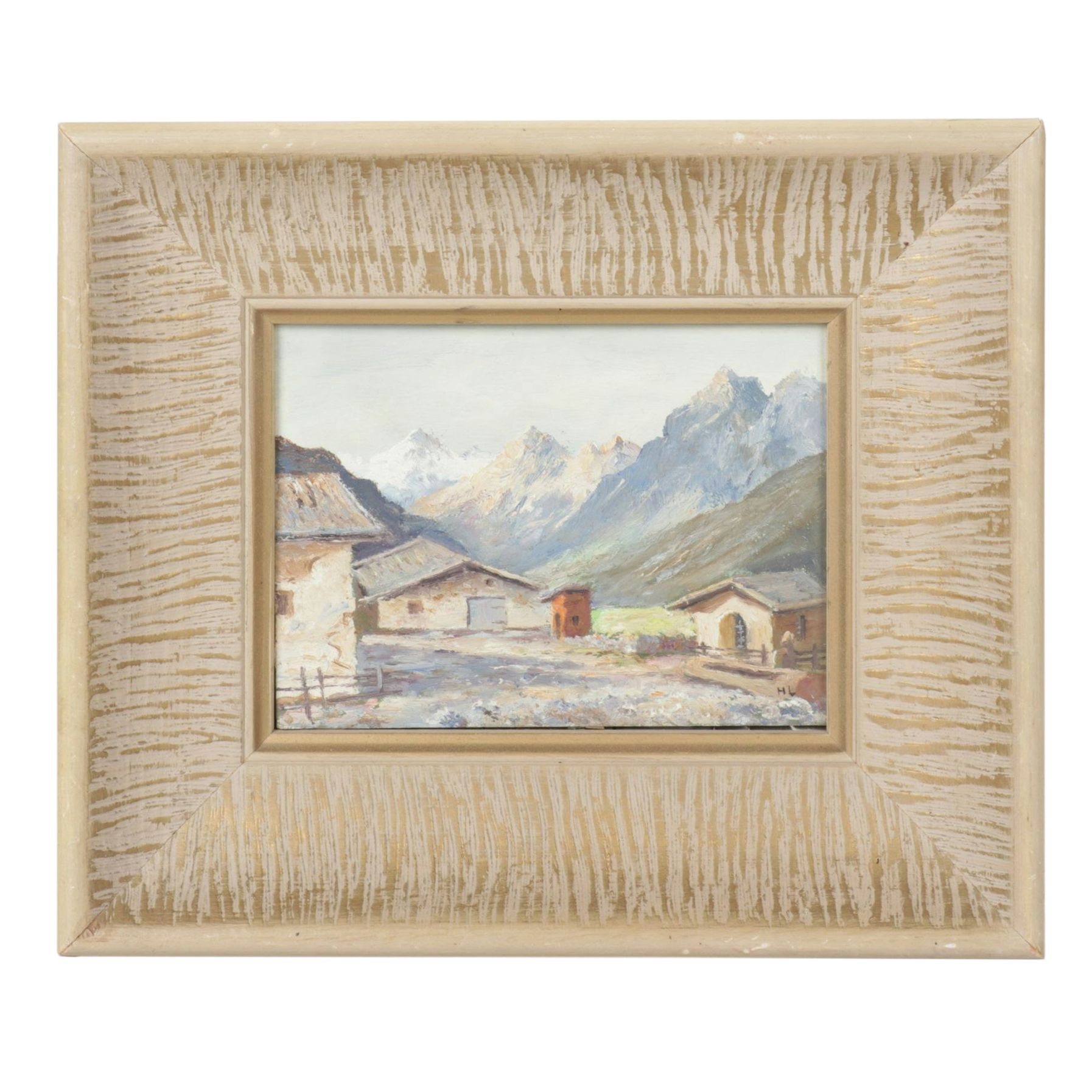 Herman L. Landscape Oil Painting "Innsbruck Goethestraße 2", 1956