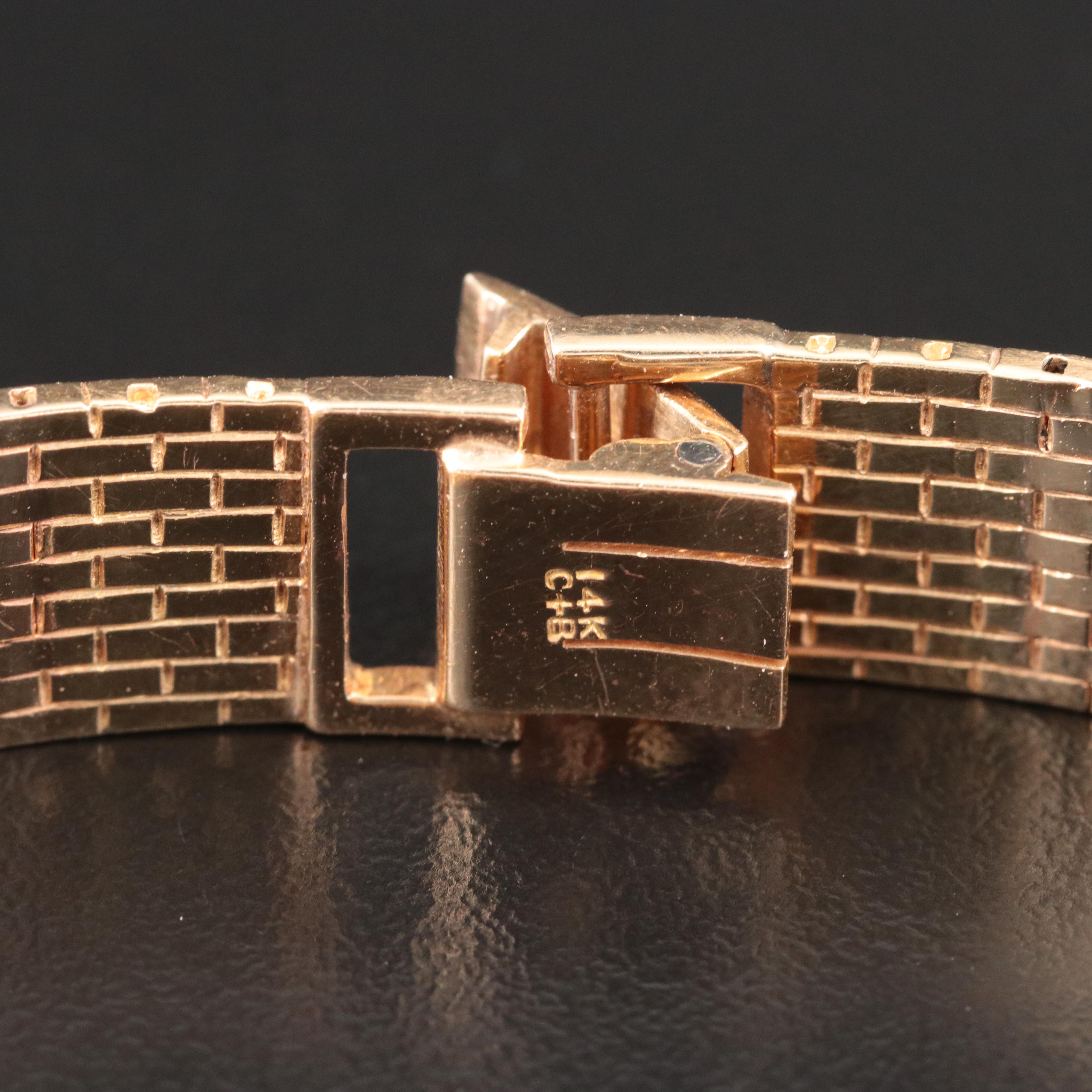 Vintage 14K Tiffany & Co. 1.50 CTW Diamond Dial Cover Watch