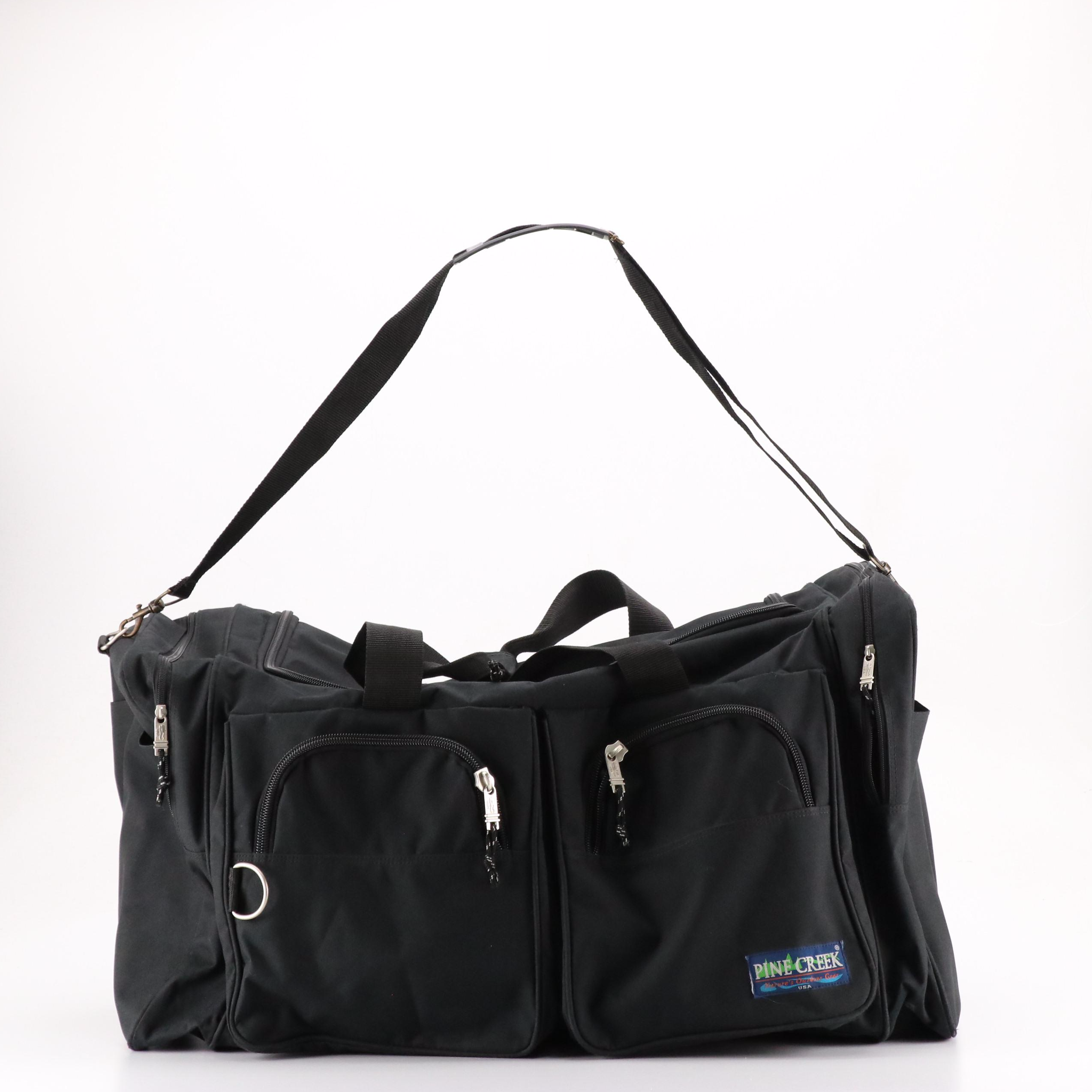 The North Face Backpack, Pine Creek Extra Large Black Nylon Duffel Bag