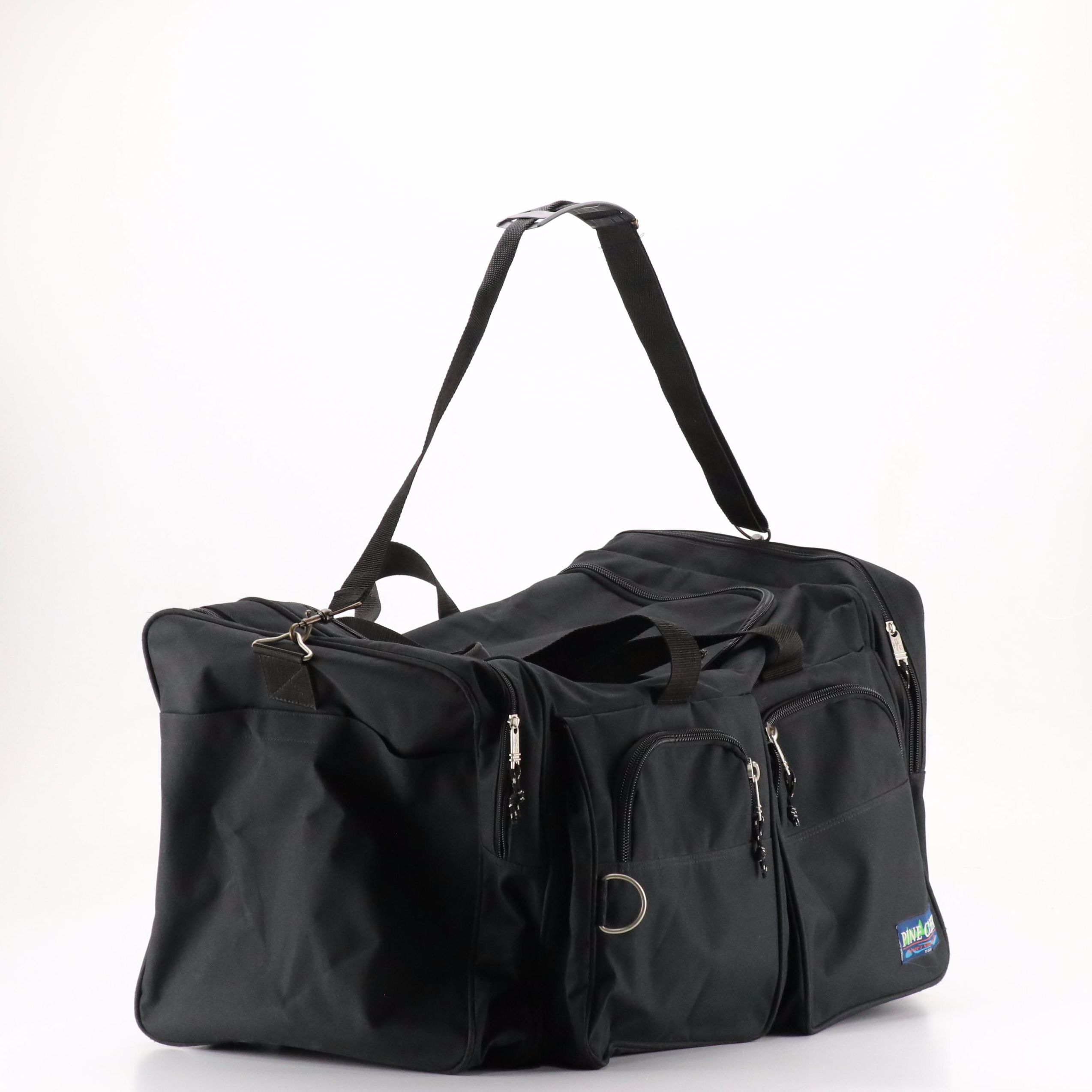 The North Face Backpack, Pine Creek Extra Large Black Nylon Duffel Bag