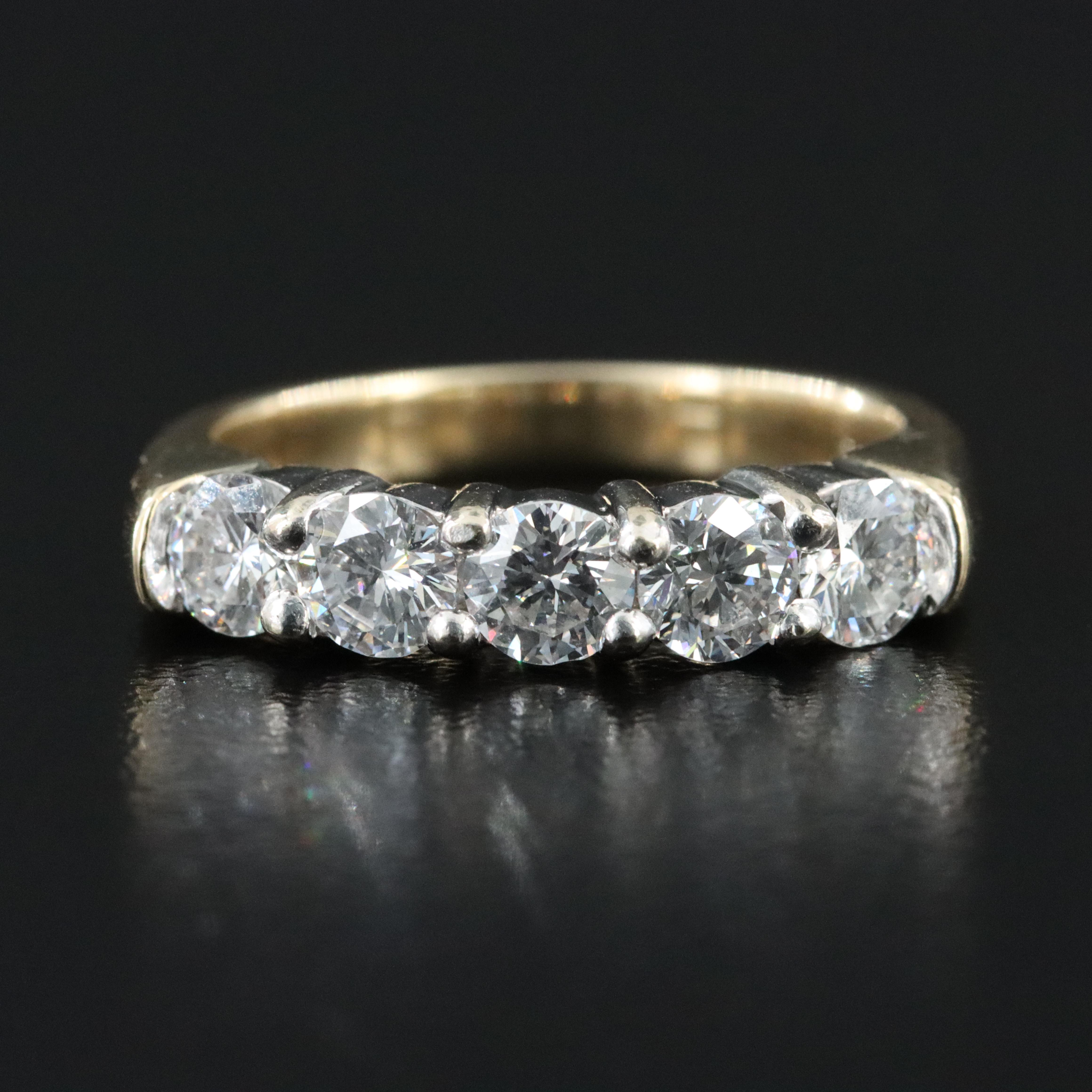 14K 1.23 CTW Diamond Band