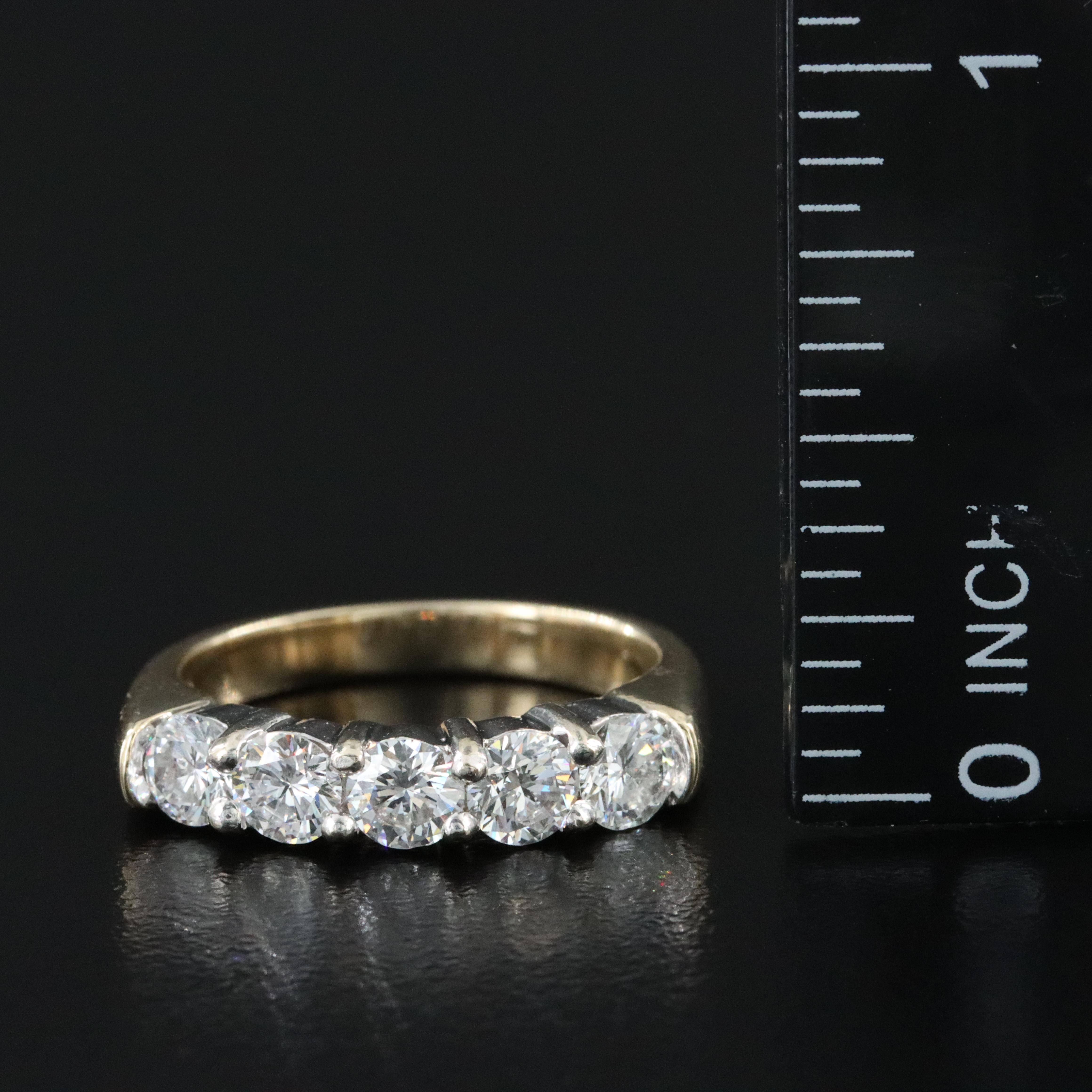 14K 1.23 CTW Diamond Band