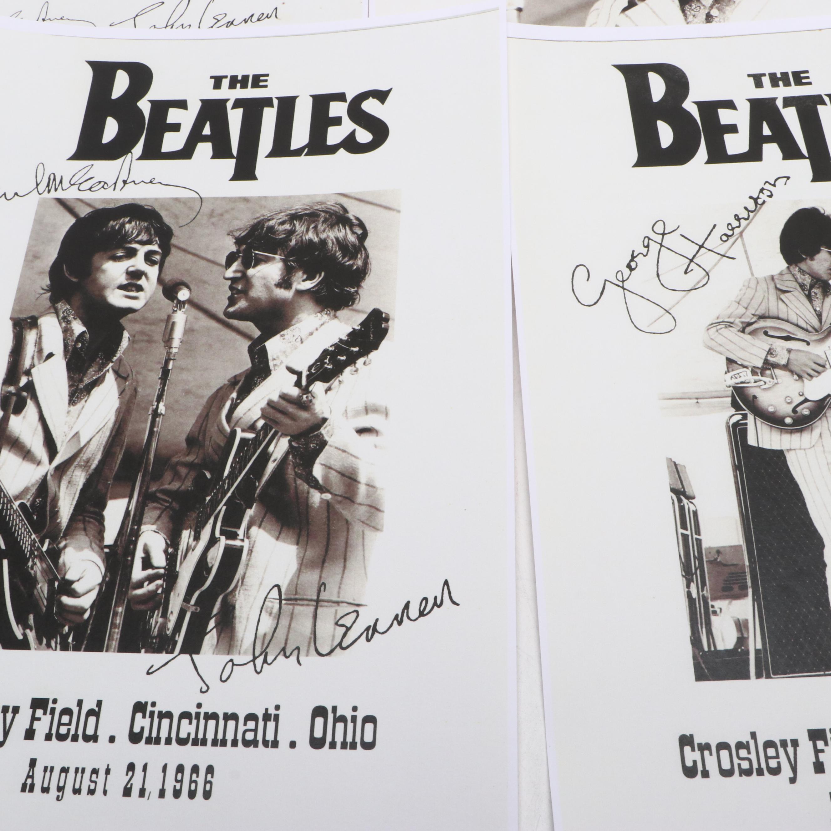 The Beatles Crosley Field Cincinnati Concert Reproduction Posters