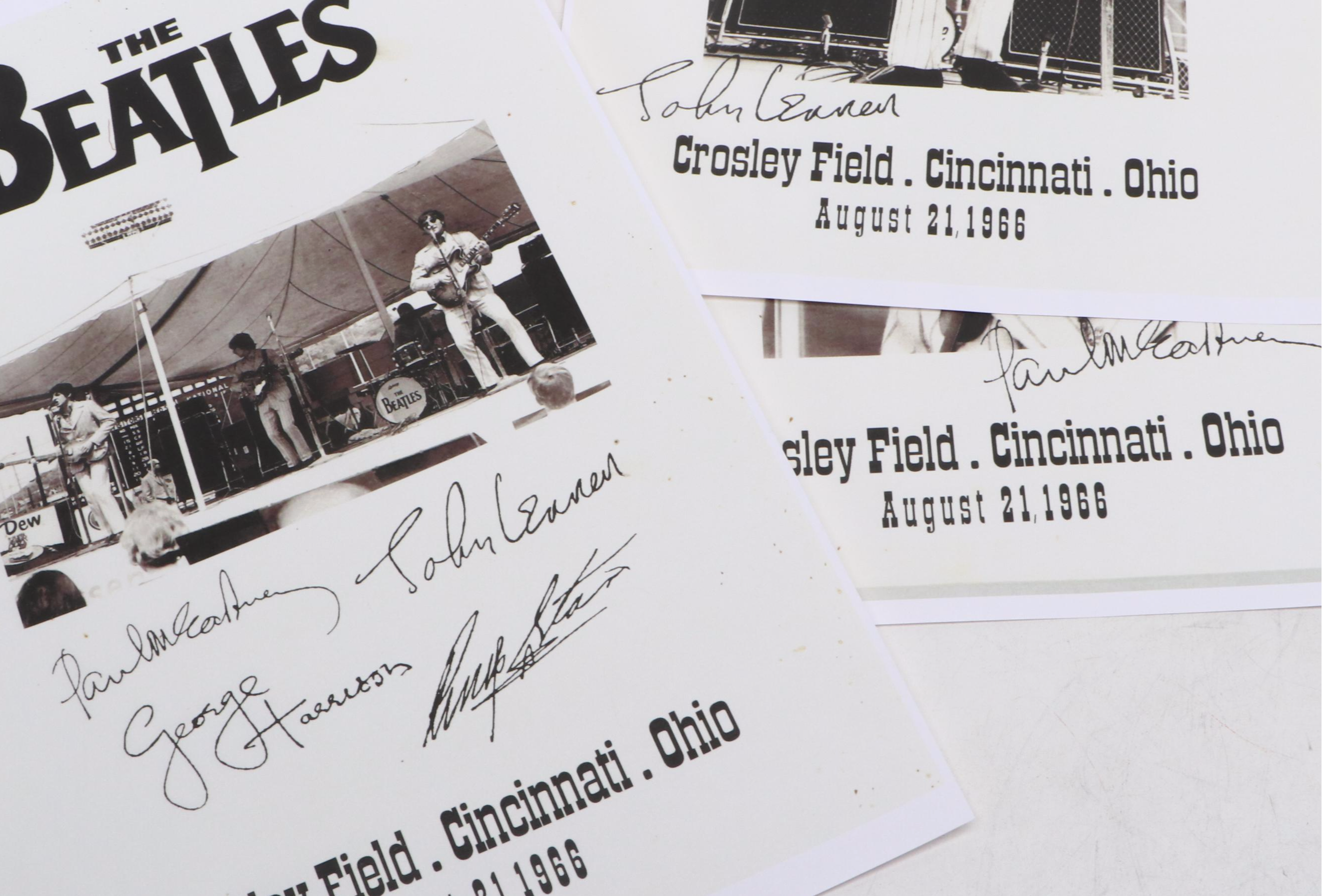 The Beatles Crosley Field Cincinnati Concert Reproduction Posters