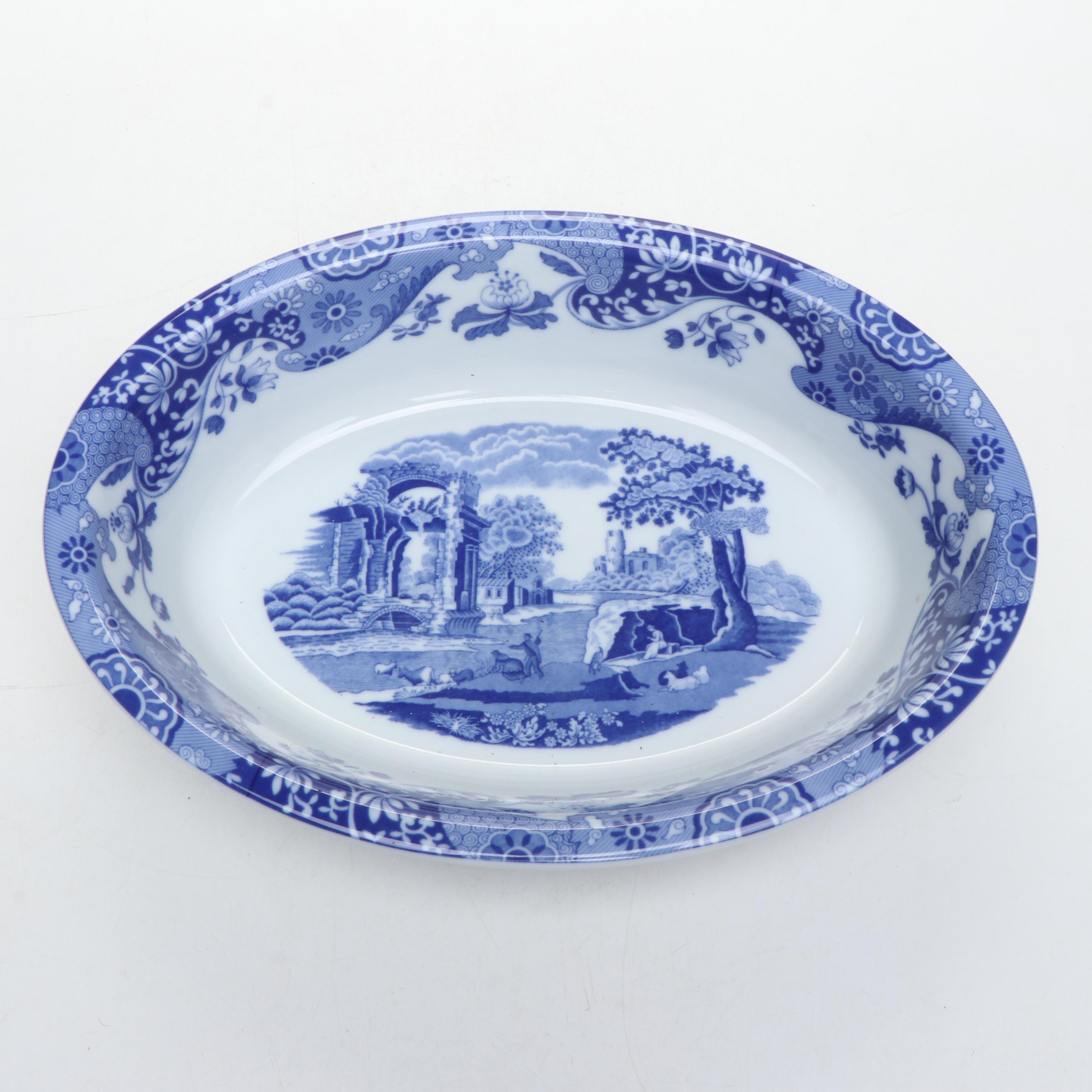 Spode "Blue Italian" Covered Casserole and More Serveware