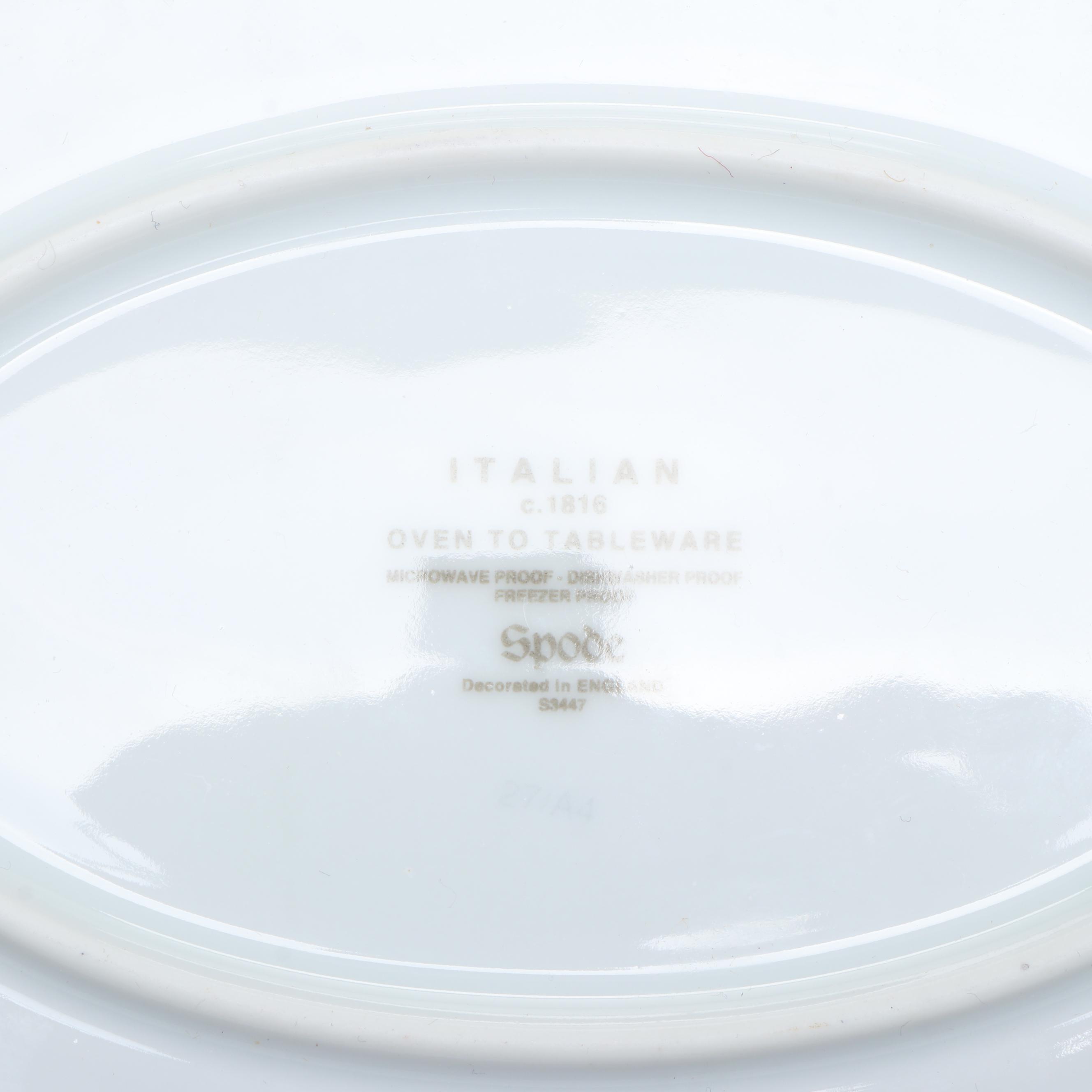 Spode "Blue Italian" Covered Casserole and More Serveware