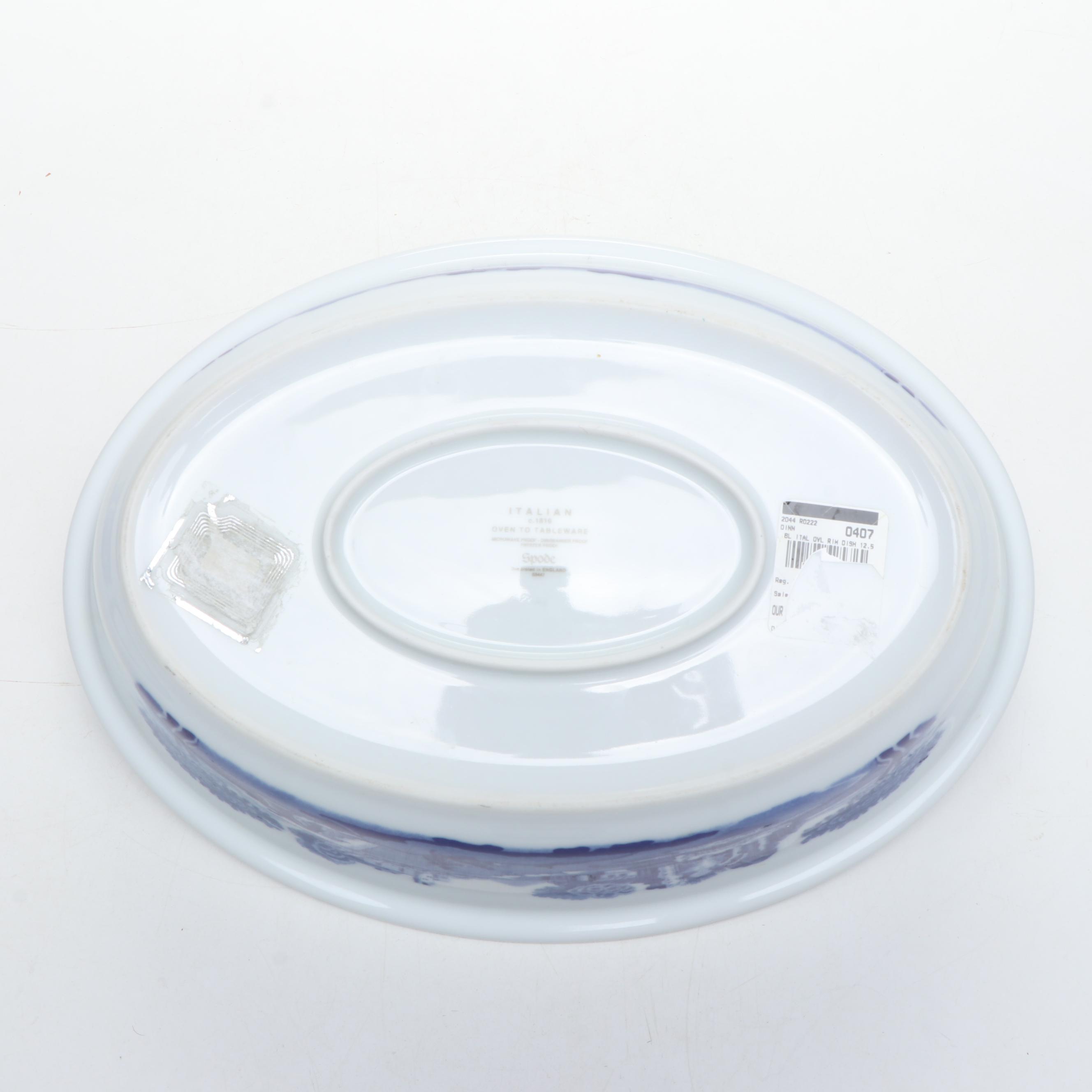 Spode "Blue Italian" Covered Casserole and More Serveware