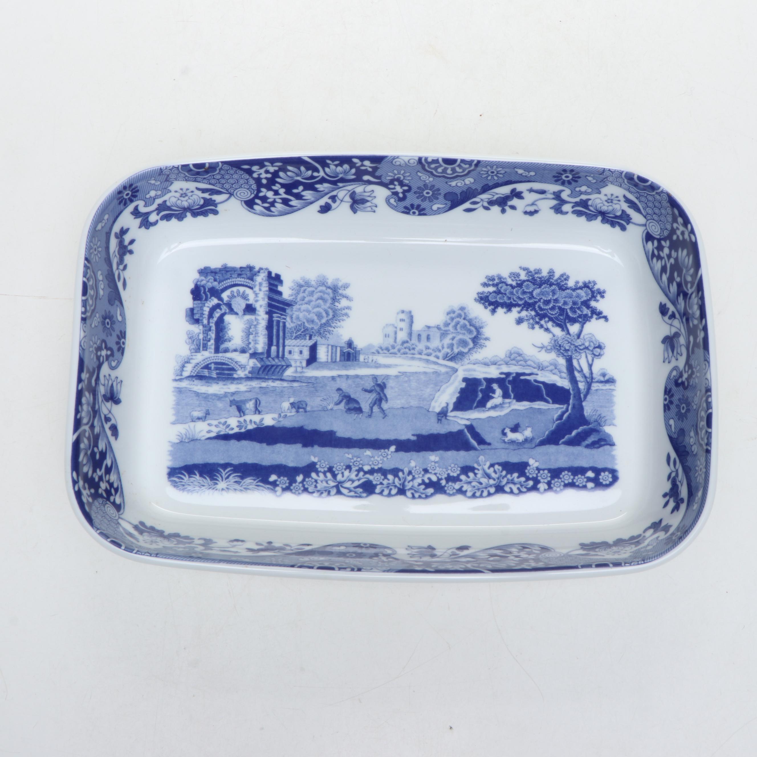 Spode "Blue Italian" Covered Casserole and More Serveware