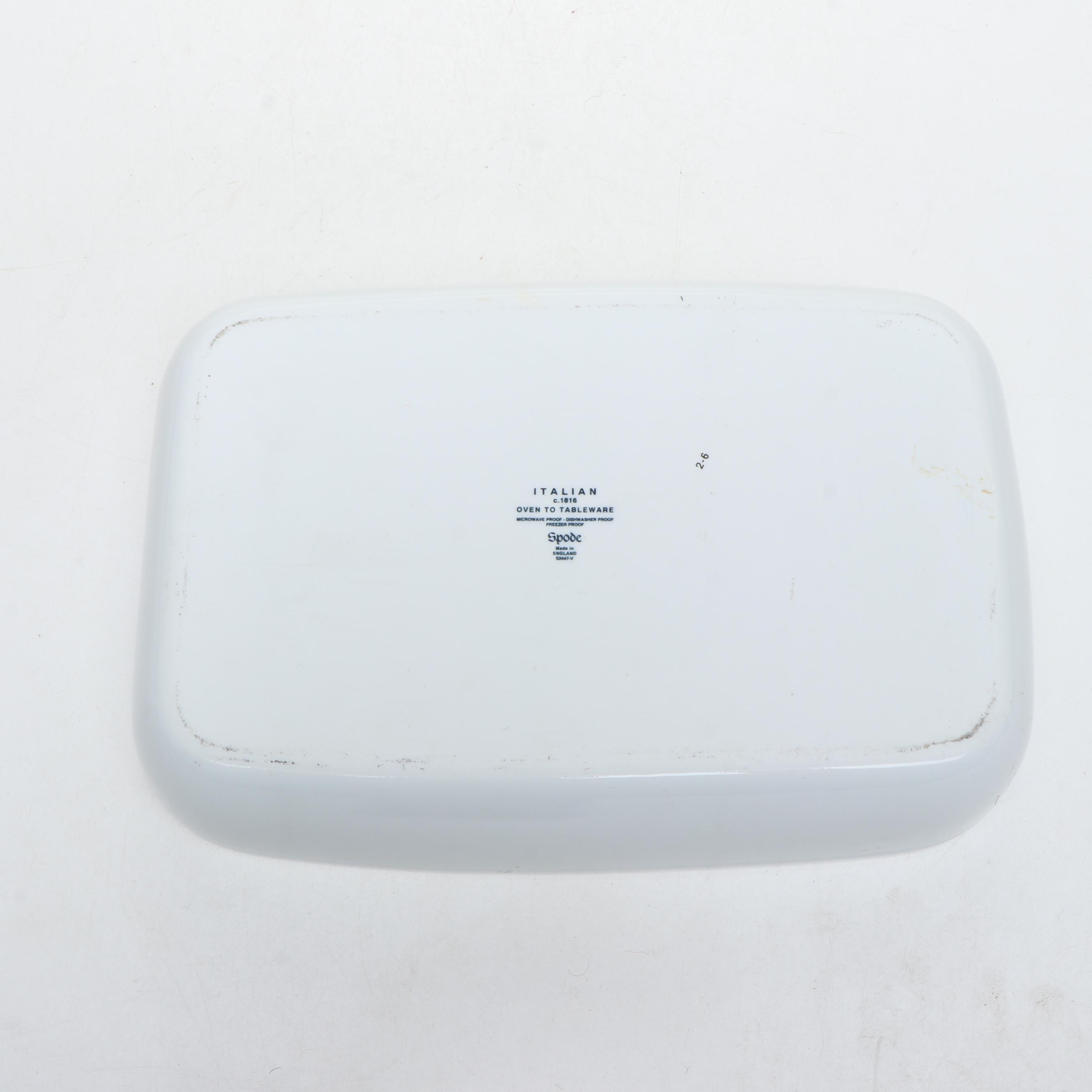 Spode "Blue Italian" Covered Casserole and More Serveware