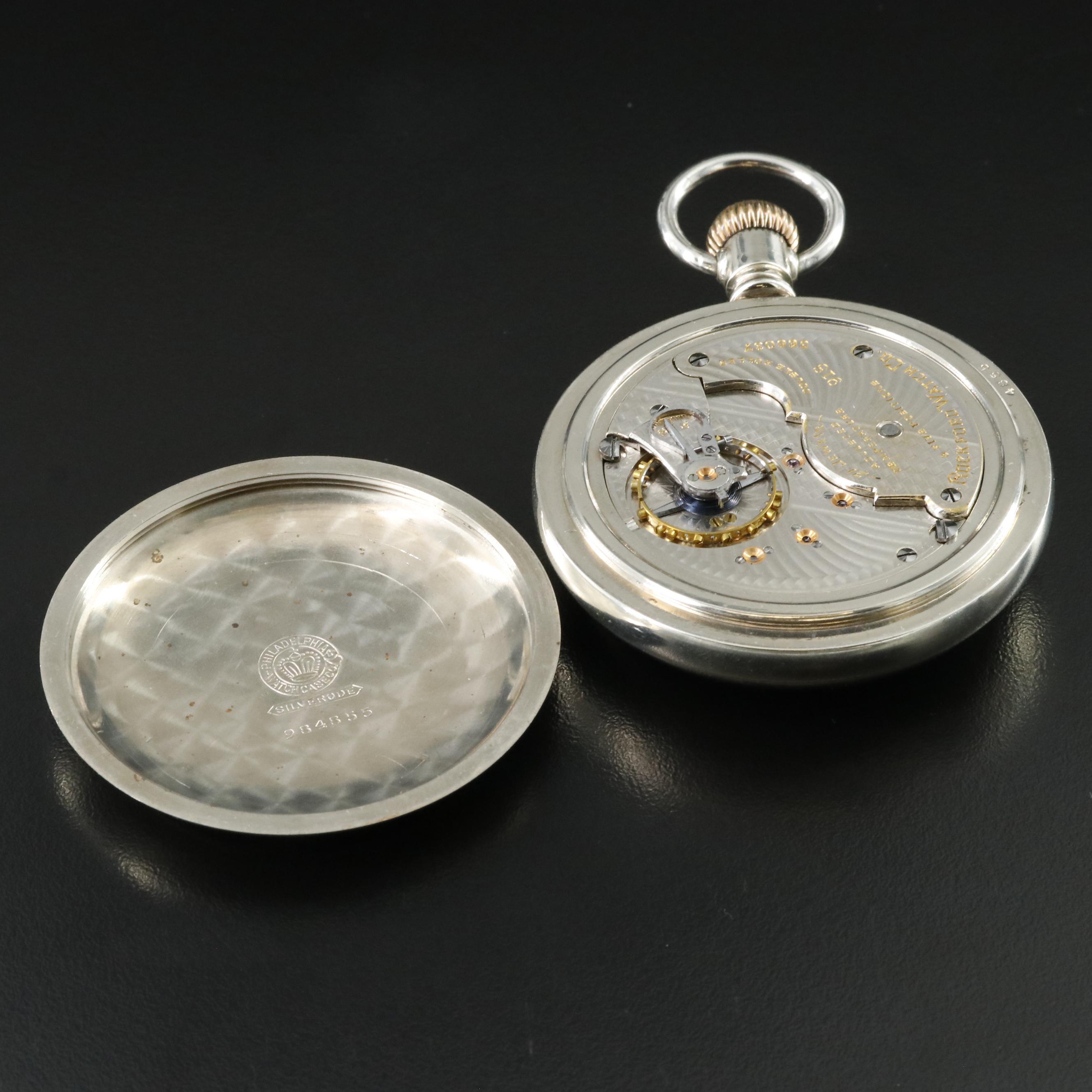 1900 Rockford Watch Co. Railroad Grade Silverode Pocket Watch