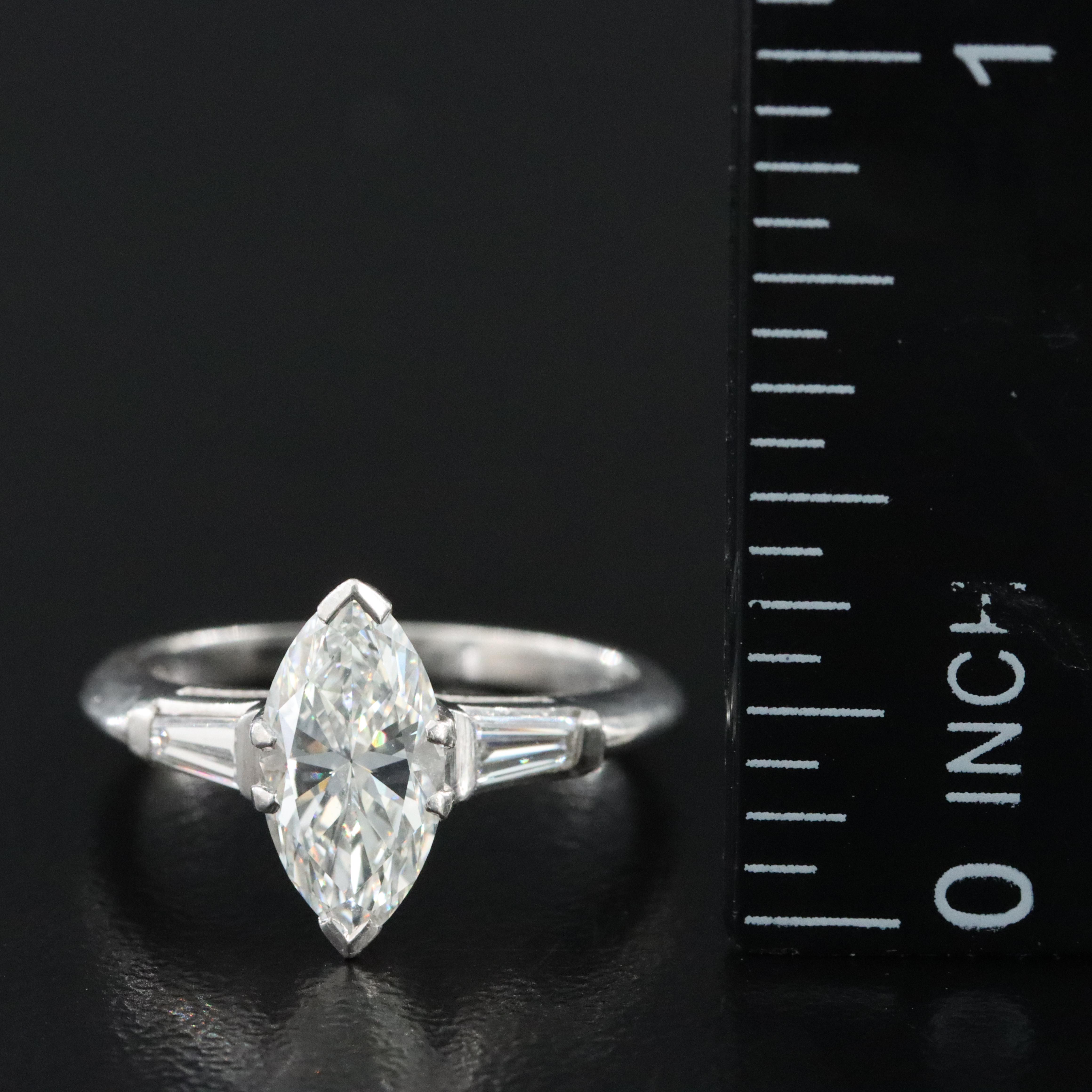 Platinum 1.30 CTW Diamond Ring