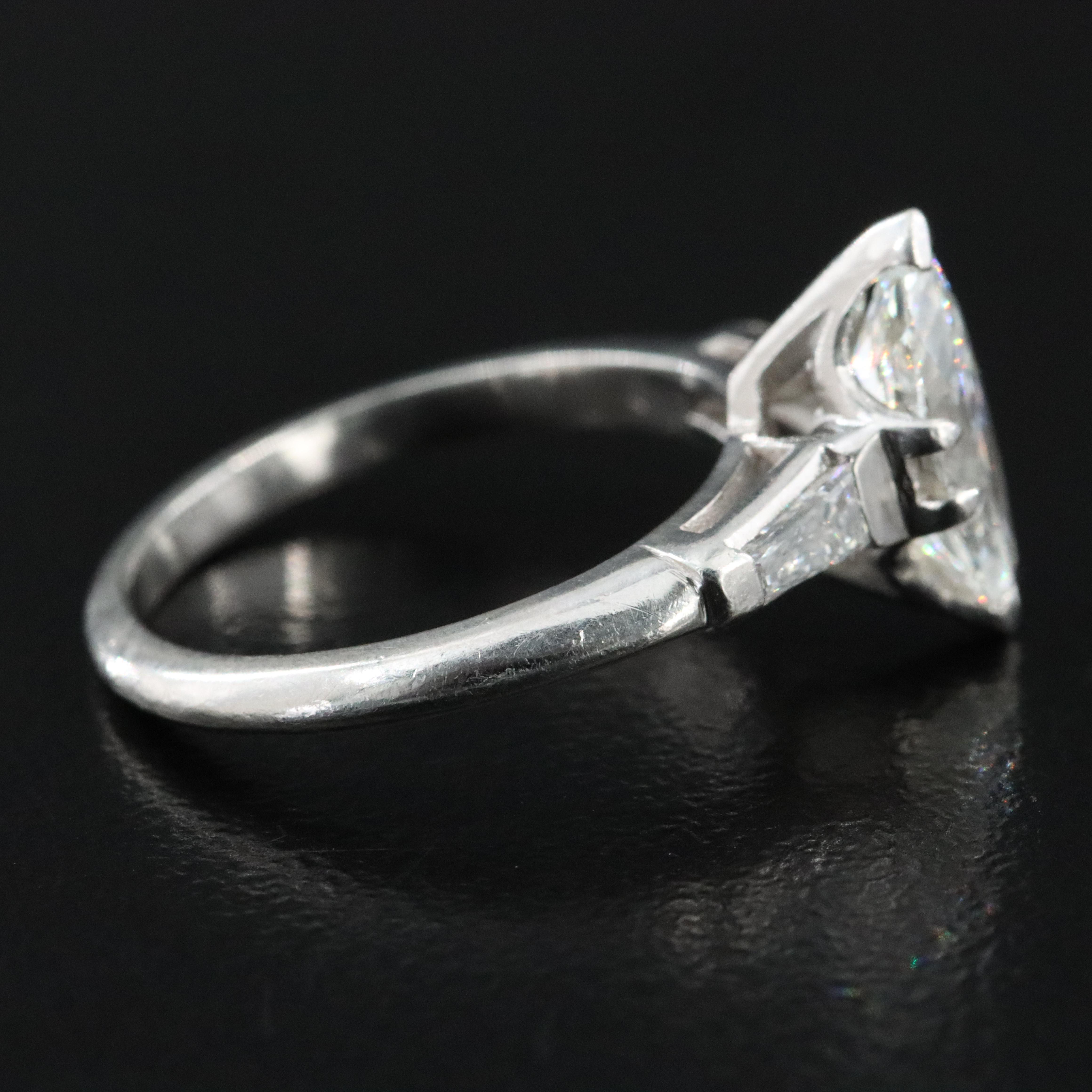 Platinum 1.30 CTW Diamond Ring