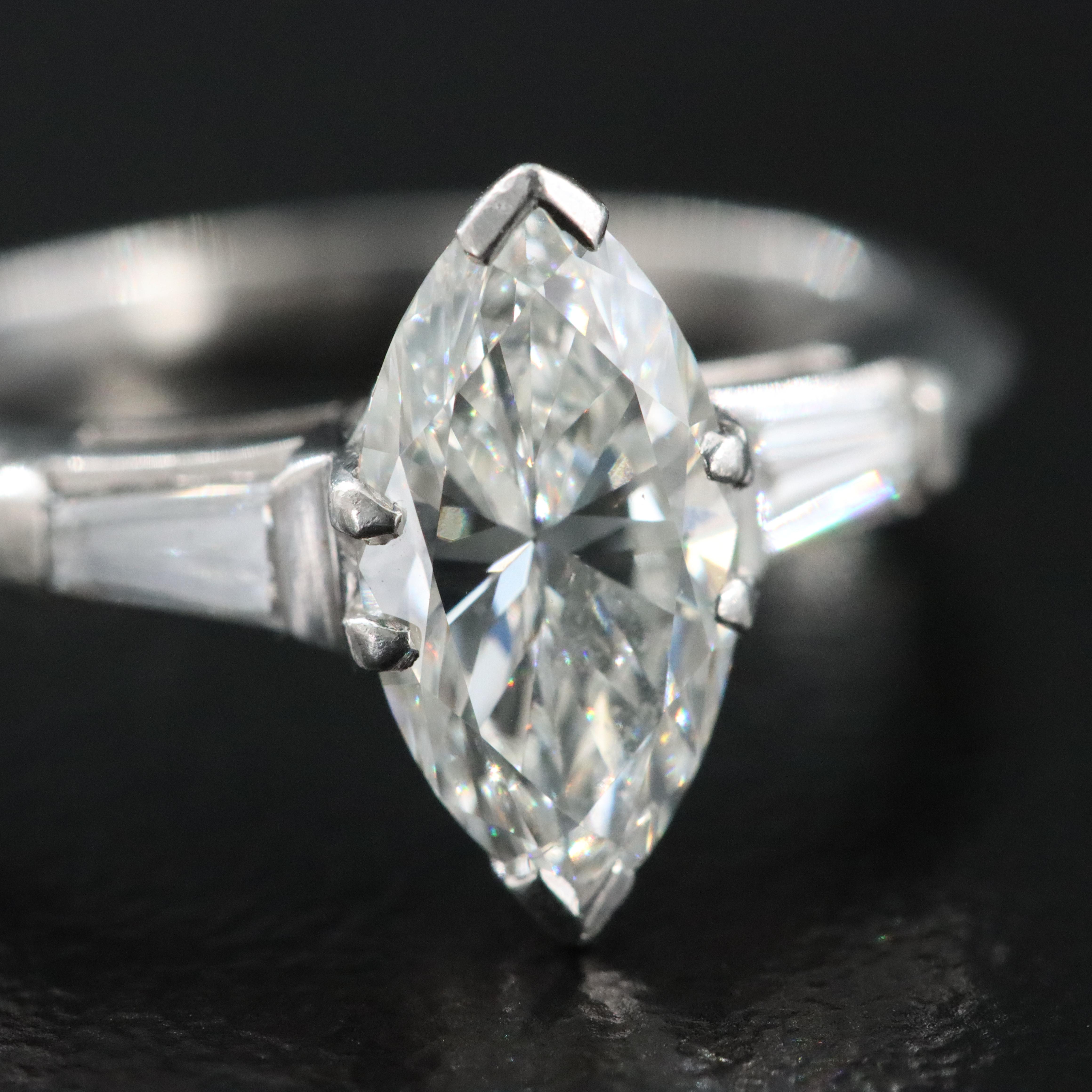 Platinum 1.30 CTW Diamond Ring