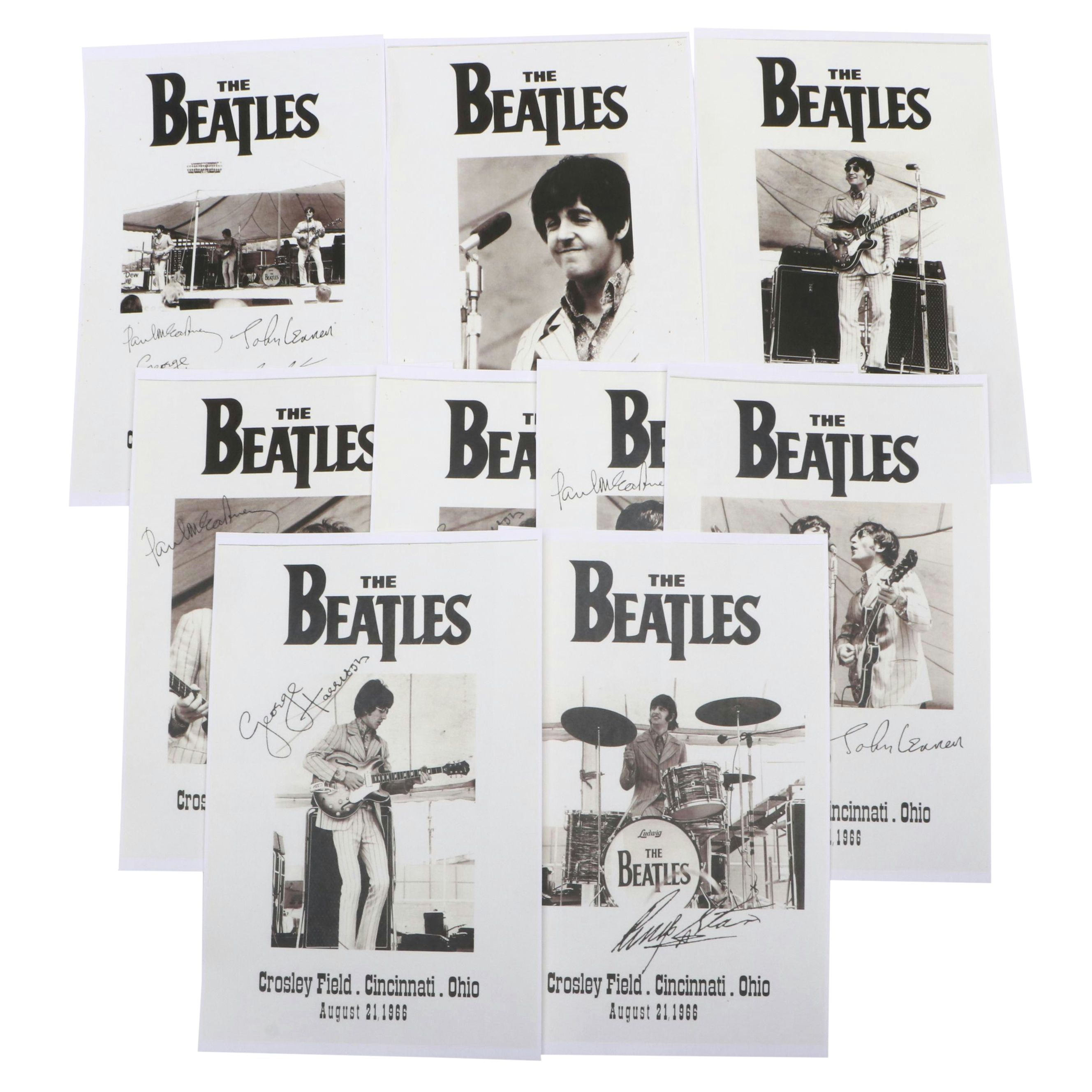 The Beatles Crosley Field Cincinnati Concert Reproduction Posters