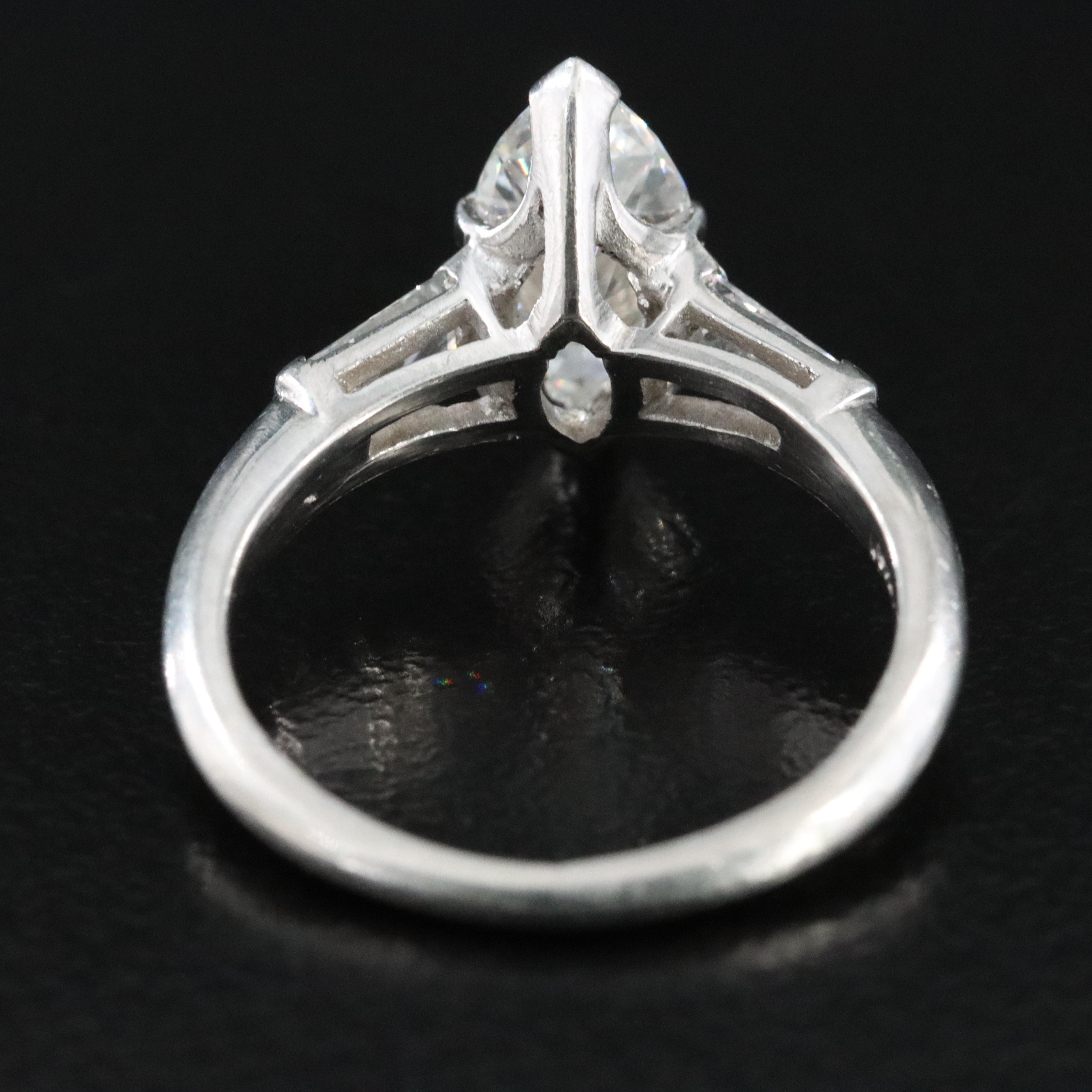 Platinum 1.30 CTW Diamond Ring