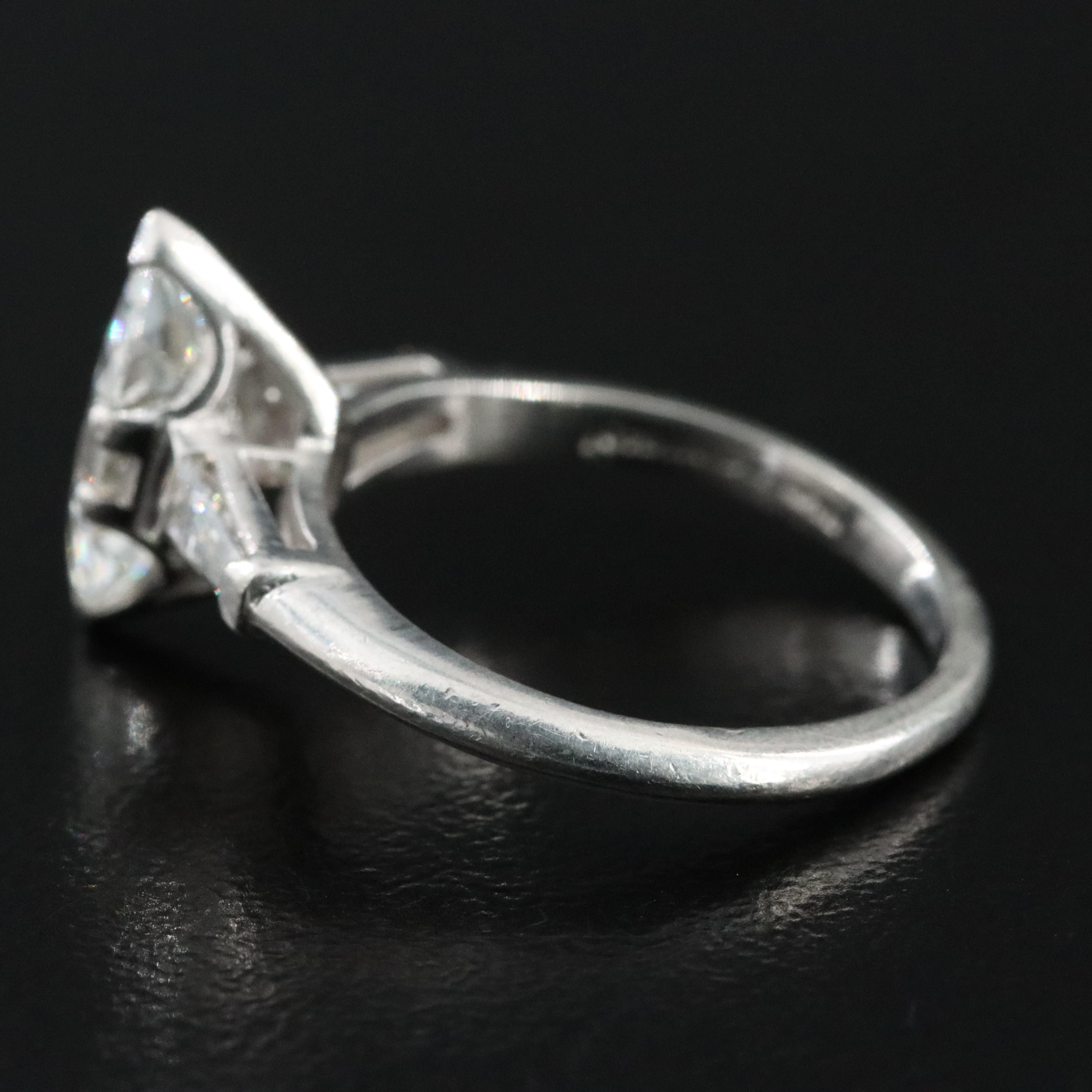 Platinum 1.30 CTW Diamond Ring