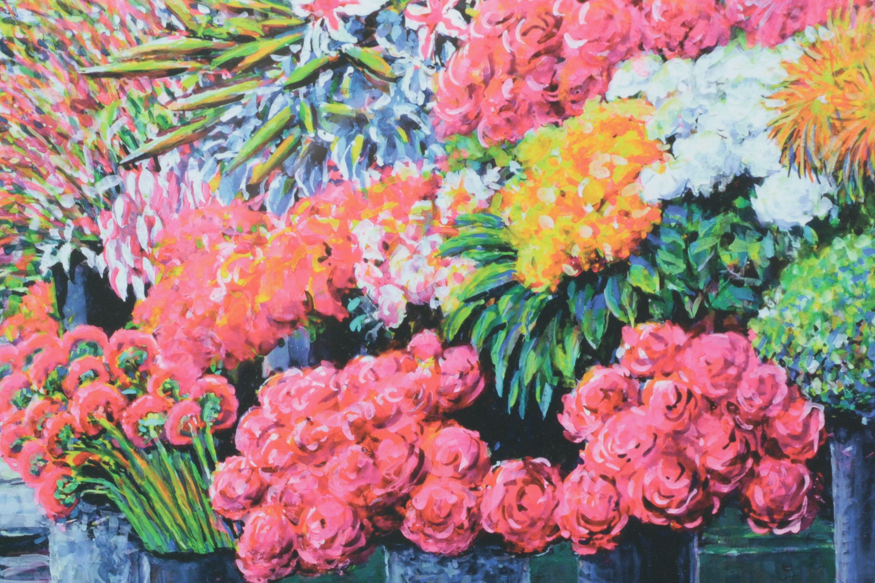 Signed Ed Newbold Giclée Poster "Pike Place Market", 2009